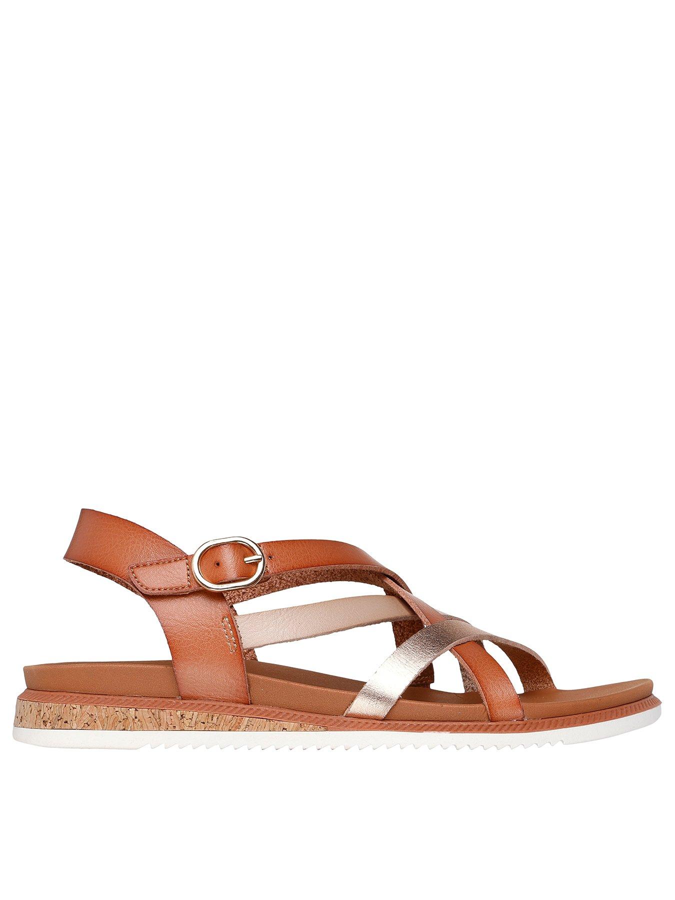 Skechers Desert Kiss Gladiator Sandal - Chestnut