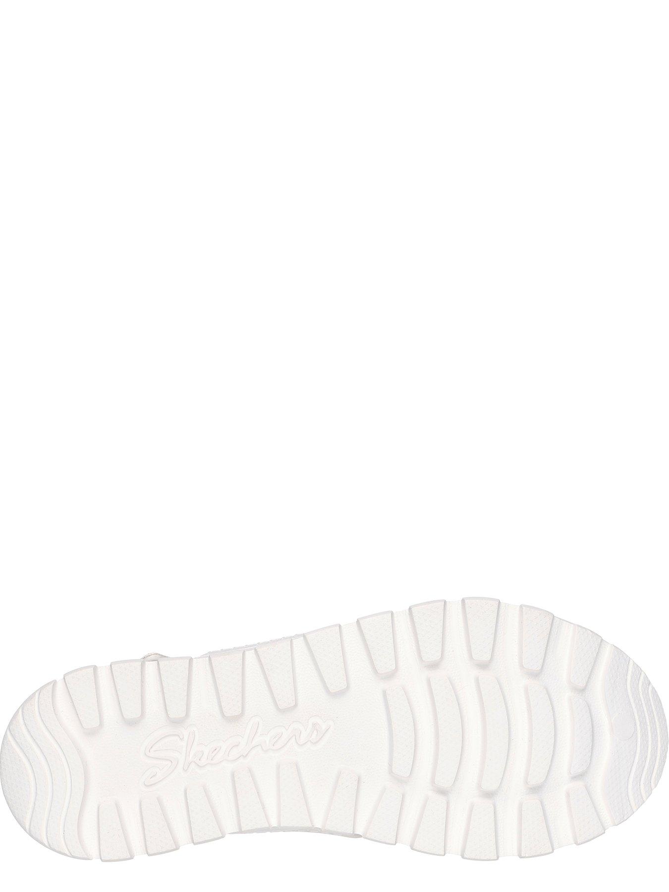 Image 4 of 5 of Skechers Arch Fit Footsteps Sunny Days Molded Double Band Sling Back Sandal - White