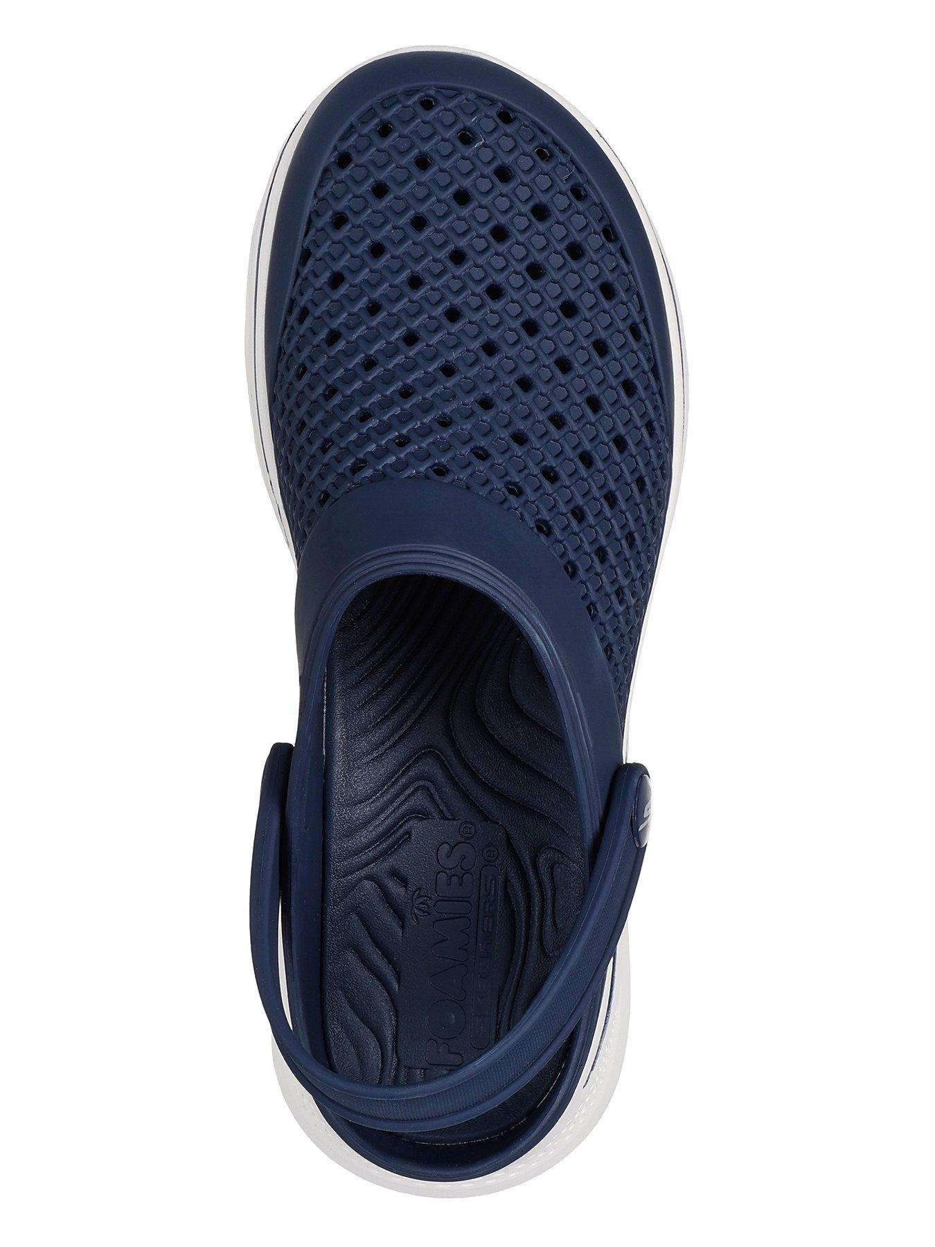 Image 3 of 5 of Skechers Go Walk 7 Foamies Joyous Molded Clog - Navy/white