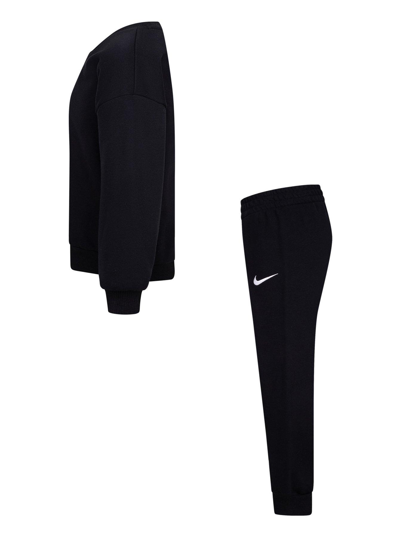 nike-kids-essential-fleece-crew-tracksuit-blackoutfit