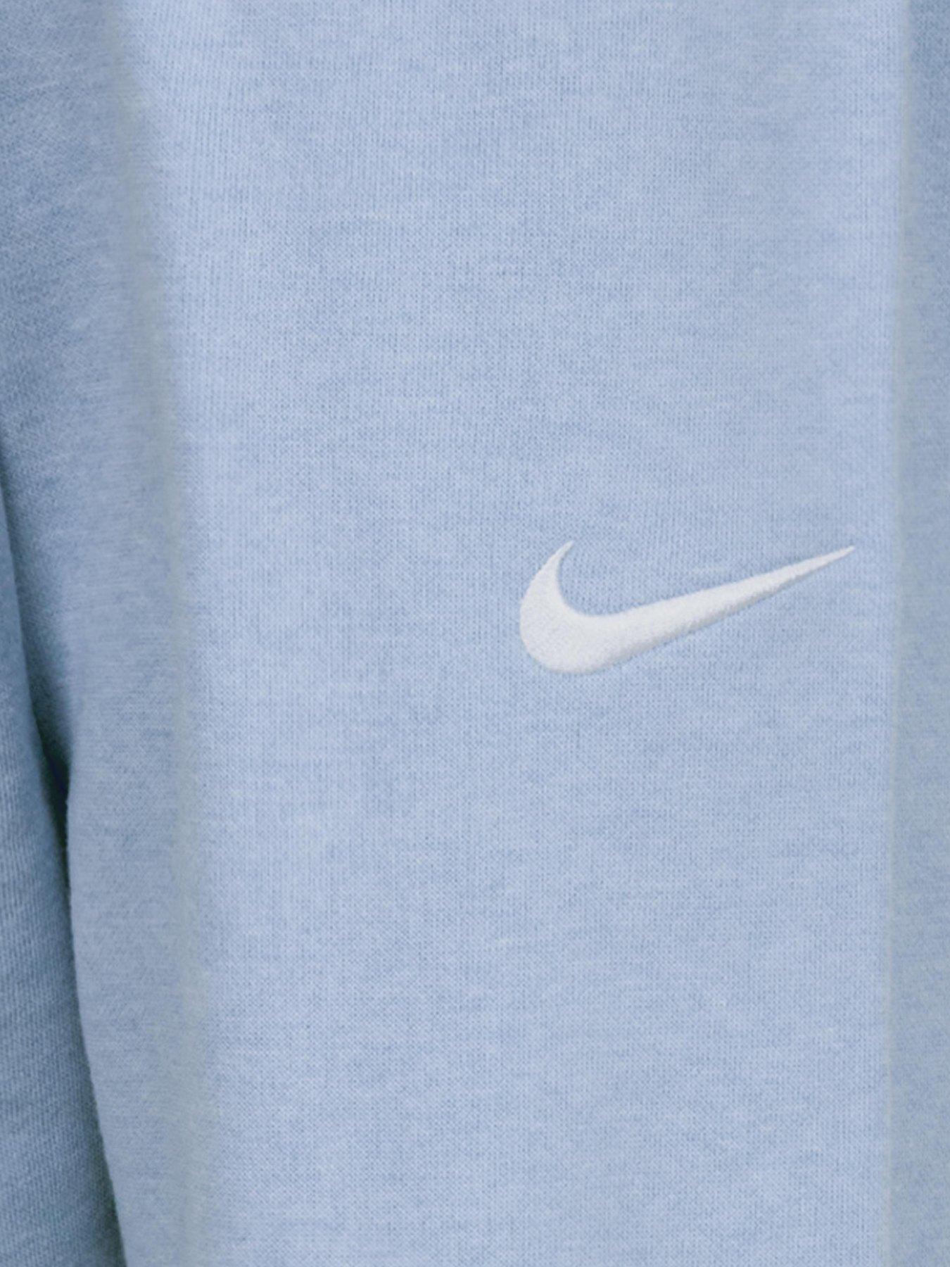 Image 4 of 4 of Nike Kids Essential Fleece Crew Tracksuit - Blue