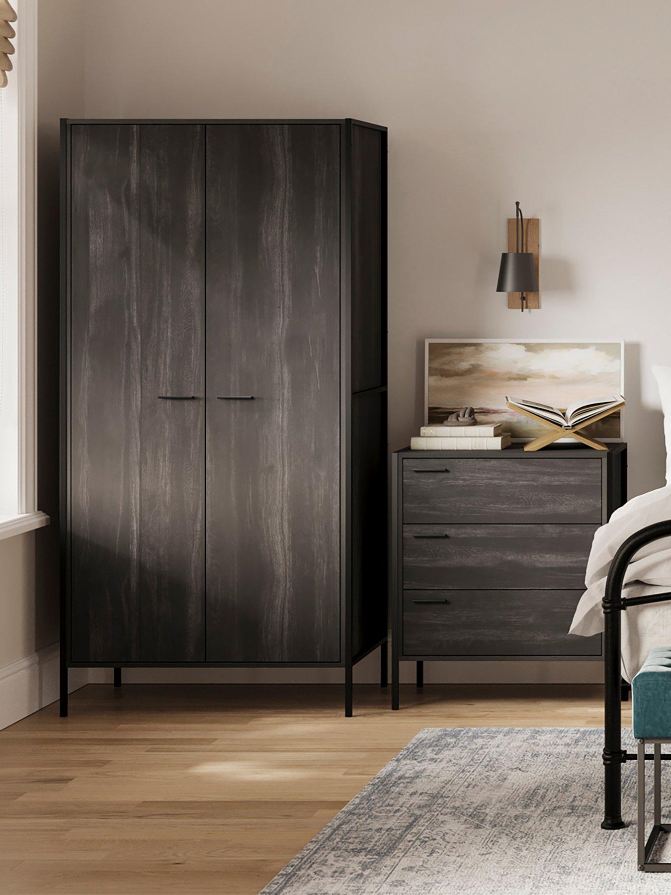 lpd-home-hoxton-black-2-door-wardrobefront