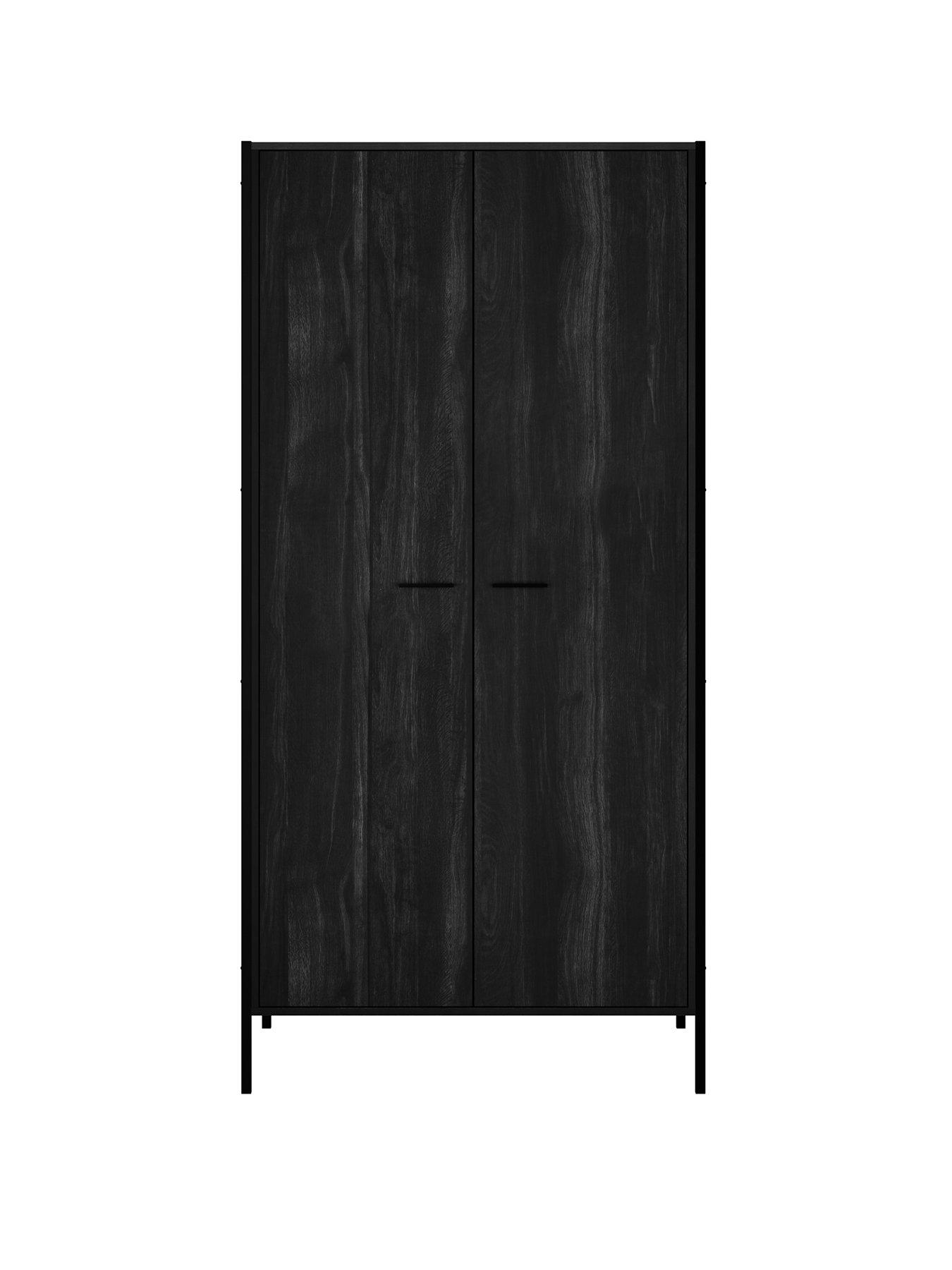 lpd-home-hoxton-black-2-door-wardrobestillFront