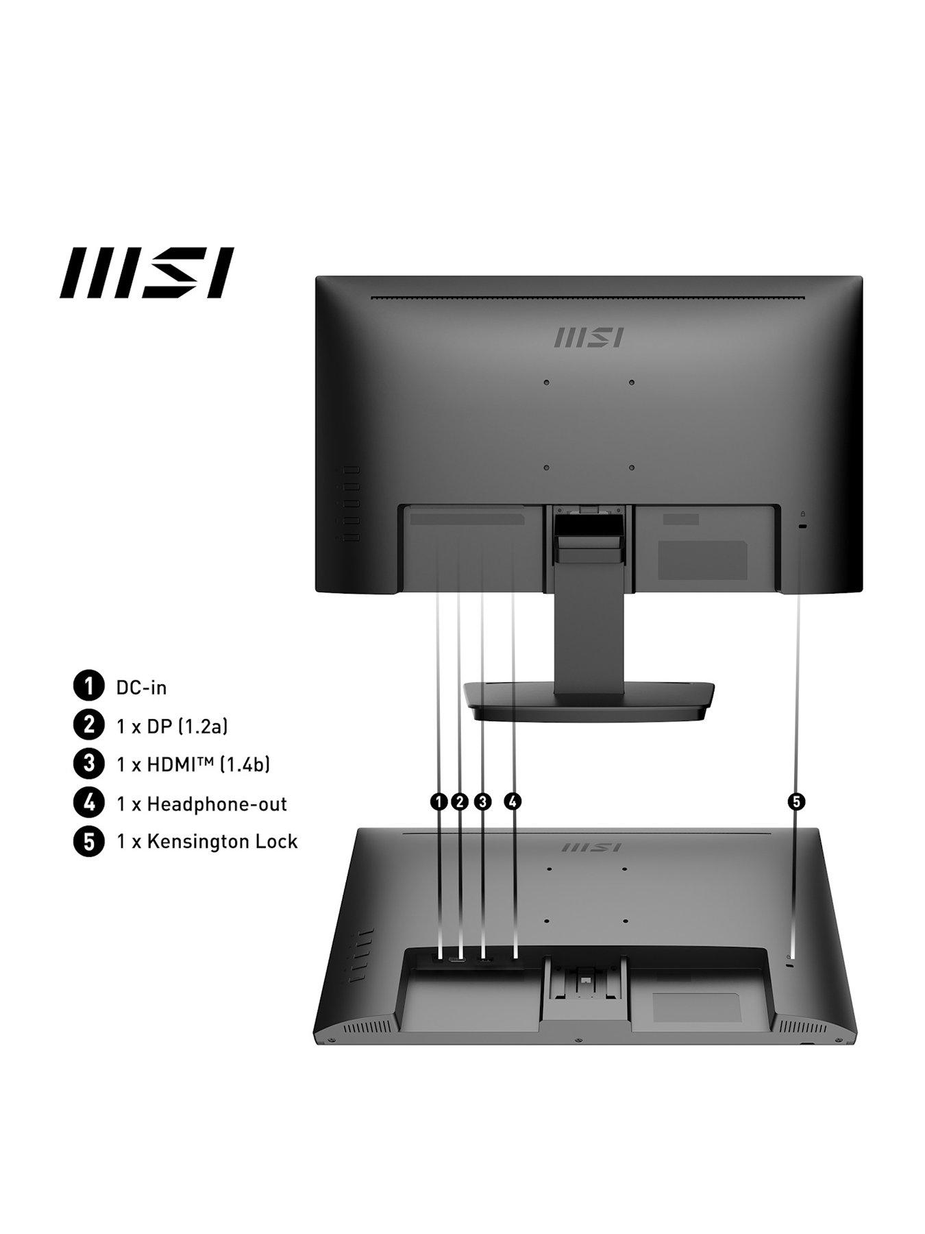 Image 2 of 7 of MSI PRO MP223 E2 22 inch, Full HD, 100Hz, Adaptive Sync Flat Monitor