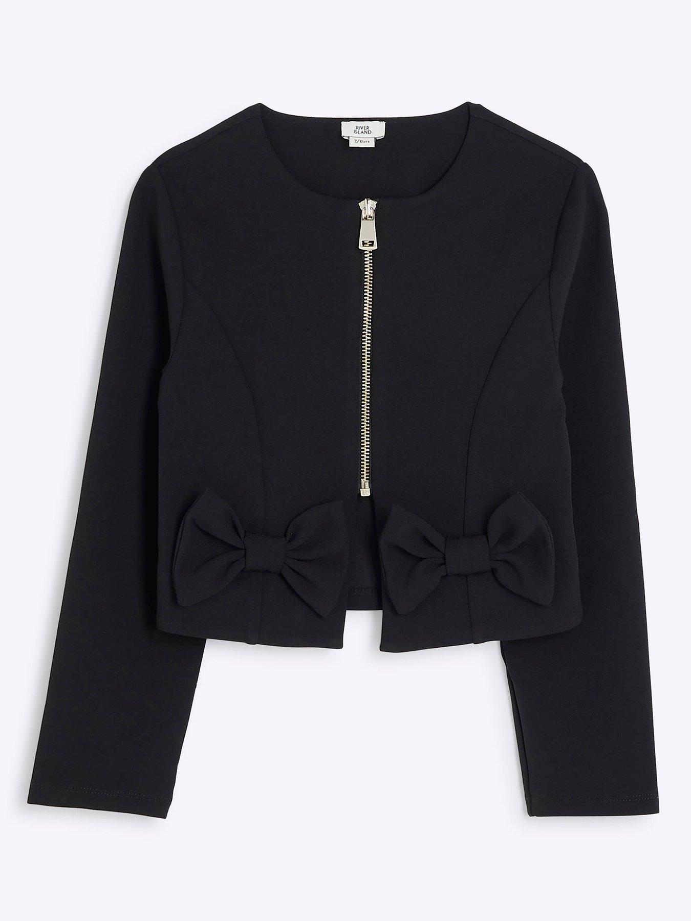 river-island-girls-scuba-bow-jacket-blackfront