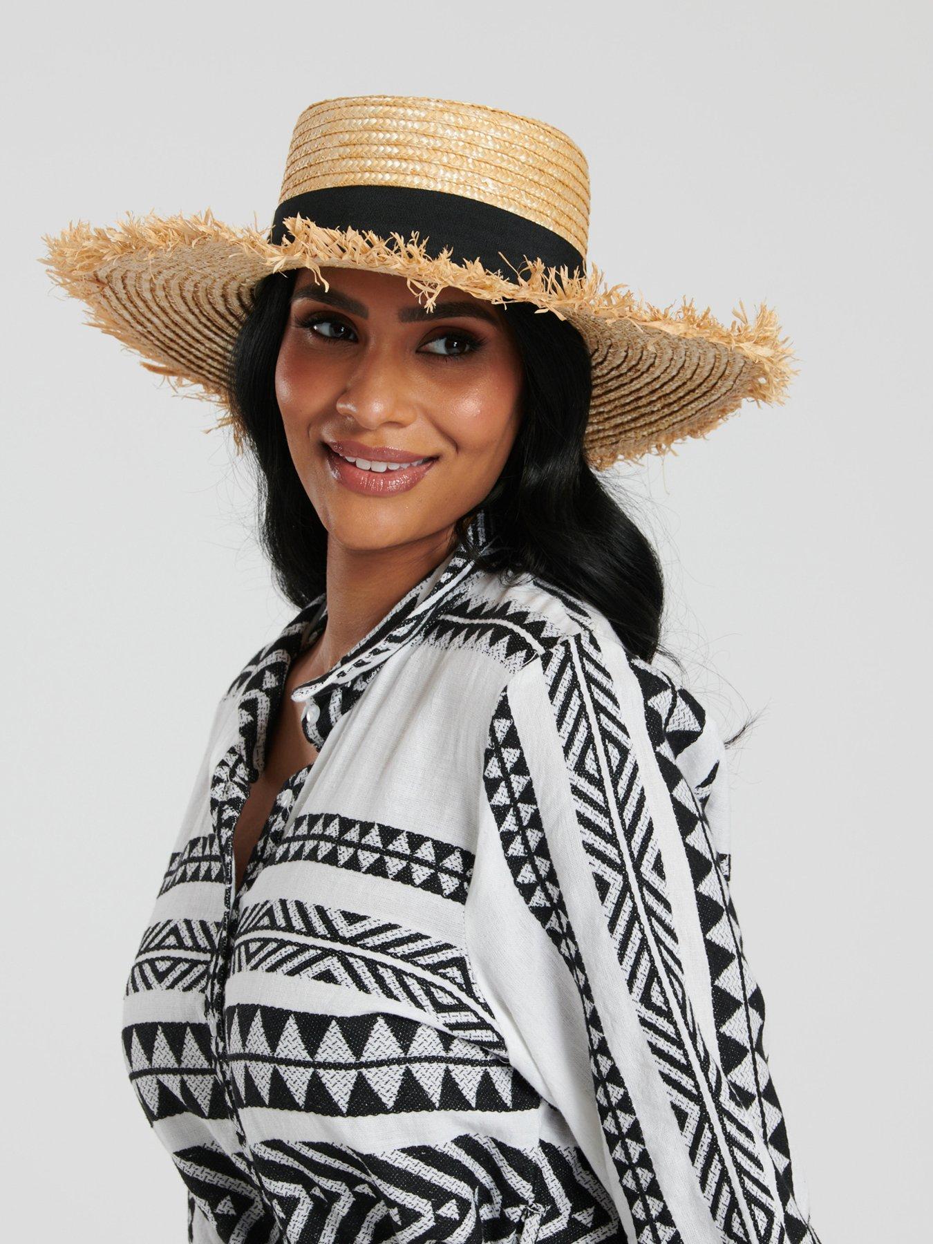 south-beach-straw-boater-with-frayed-edgestillFront