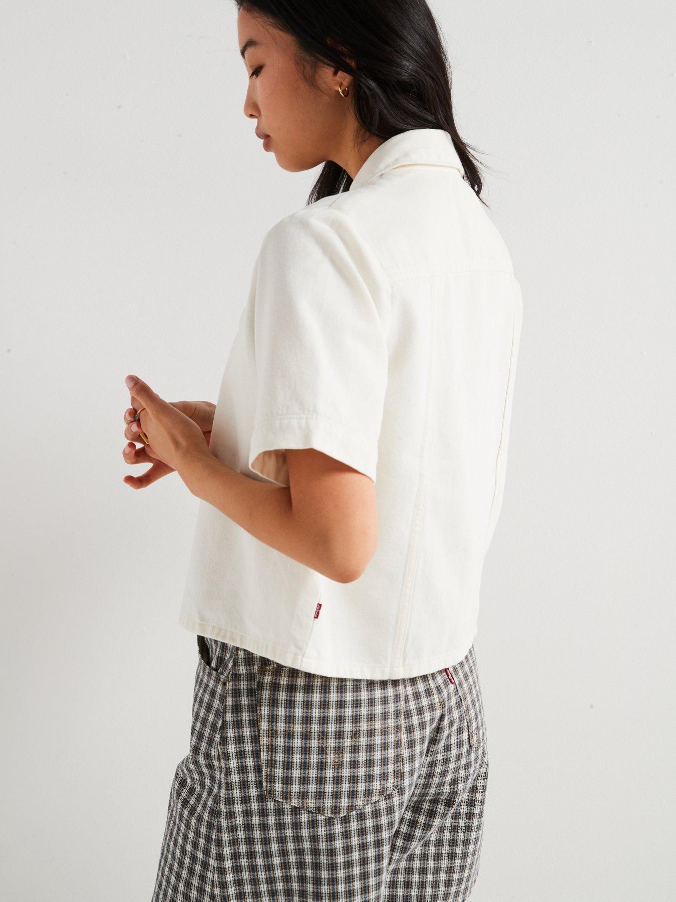 Image 5 of 6 of Levi's Rinoa Camp Shirt - Seeded State - White