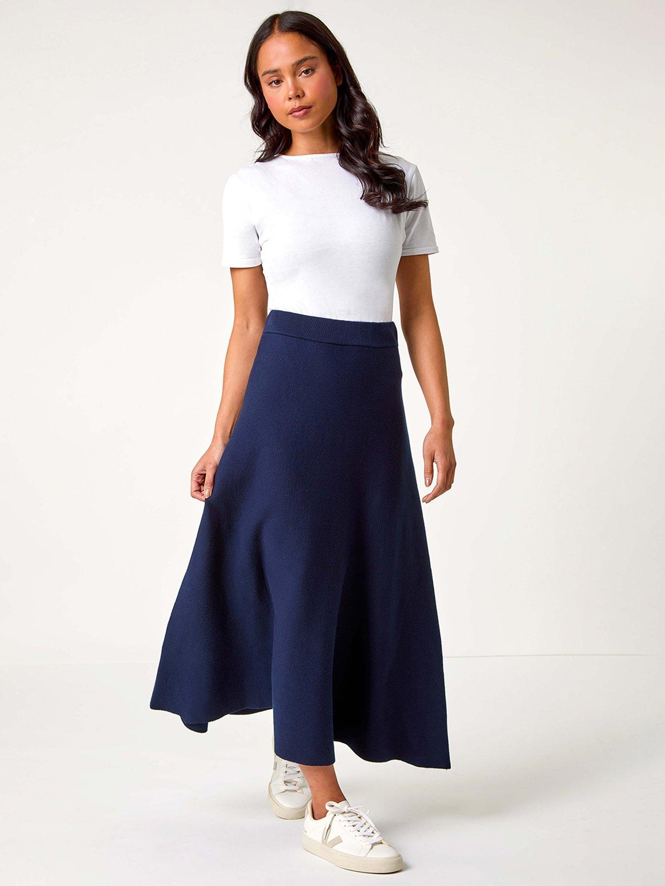 roman-petite-stretch-knitted-midi-skirt-blueback