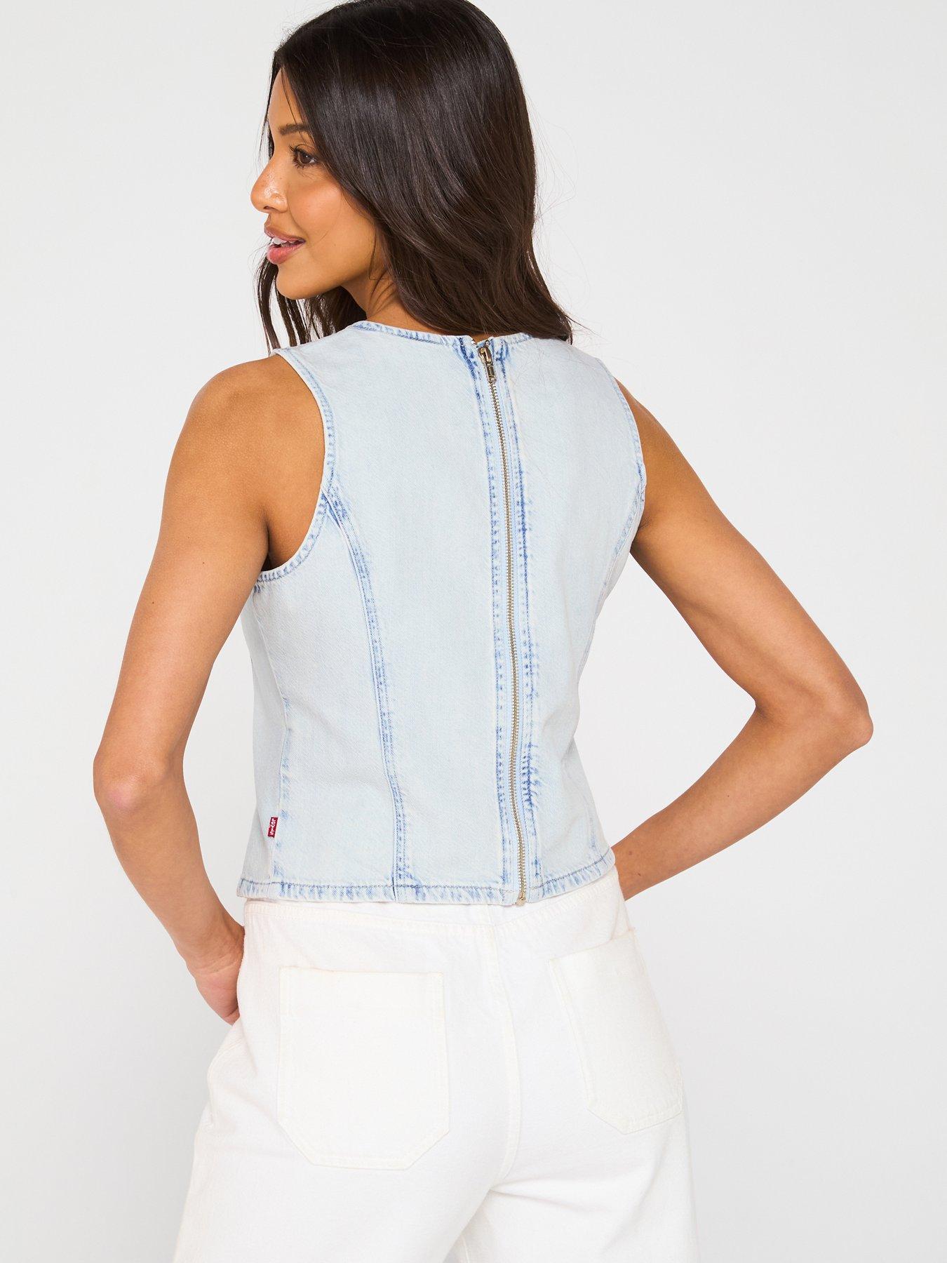Image 2 of 6 of Levi's Topanga Denim Tank - Healing Waters Top