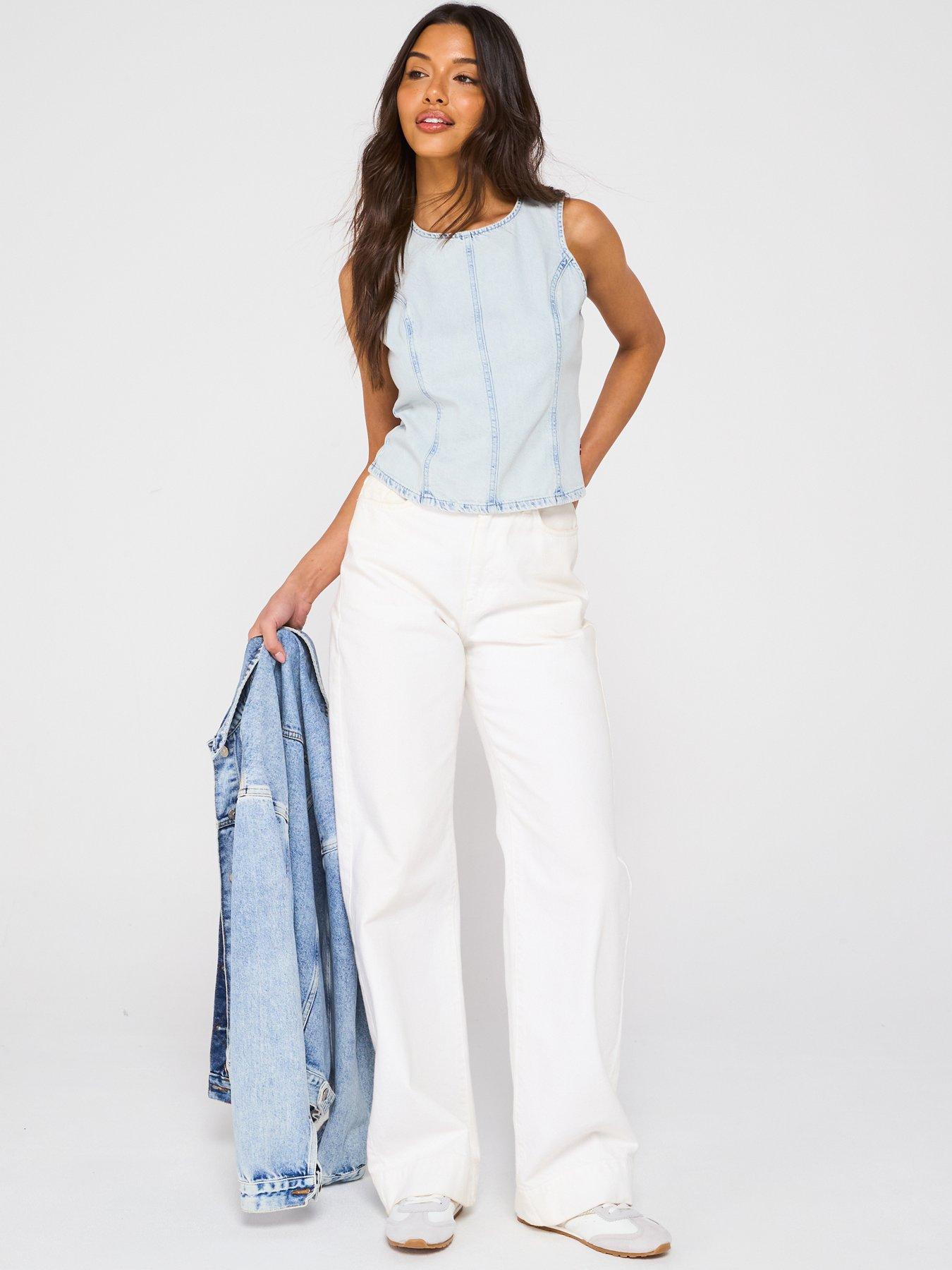 Image 3 of 6 of Levi's Topanga Denim Tank - Healing Waters Top