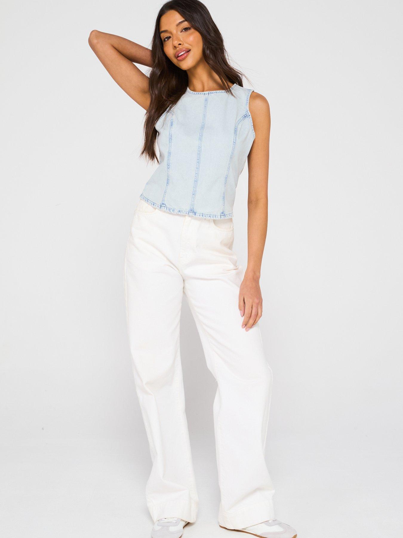 Image 5 of 6 of Levi's Topanga Denim Tank - Healing Waters Top