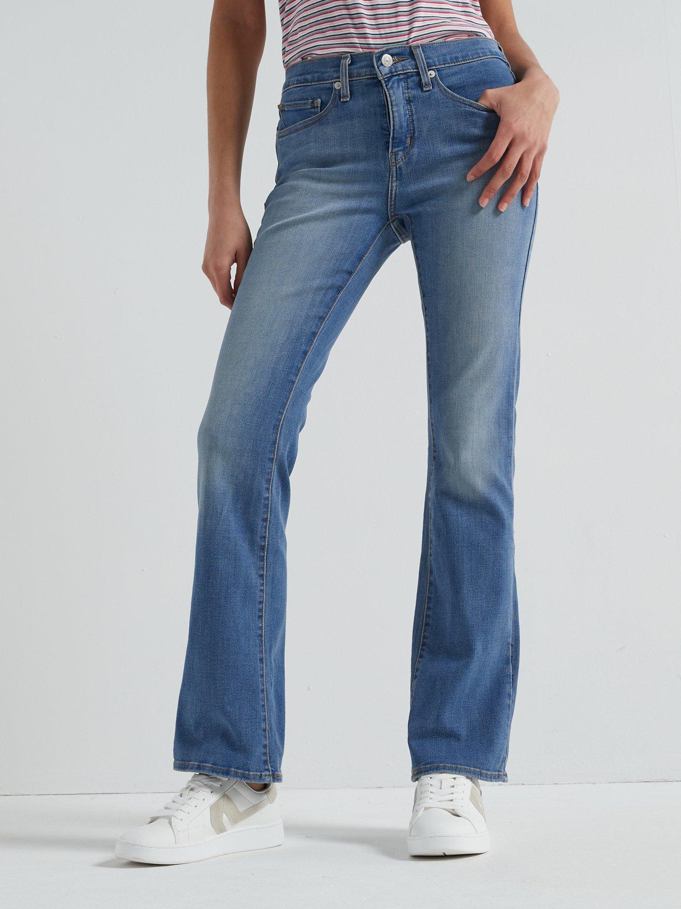 Image of Levi's 315™ Shaping Bootcut Jeans - Smudged Line Blue