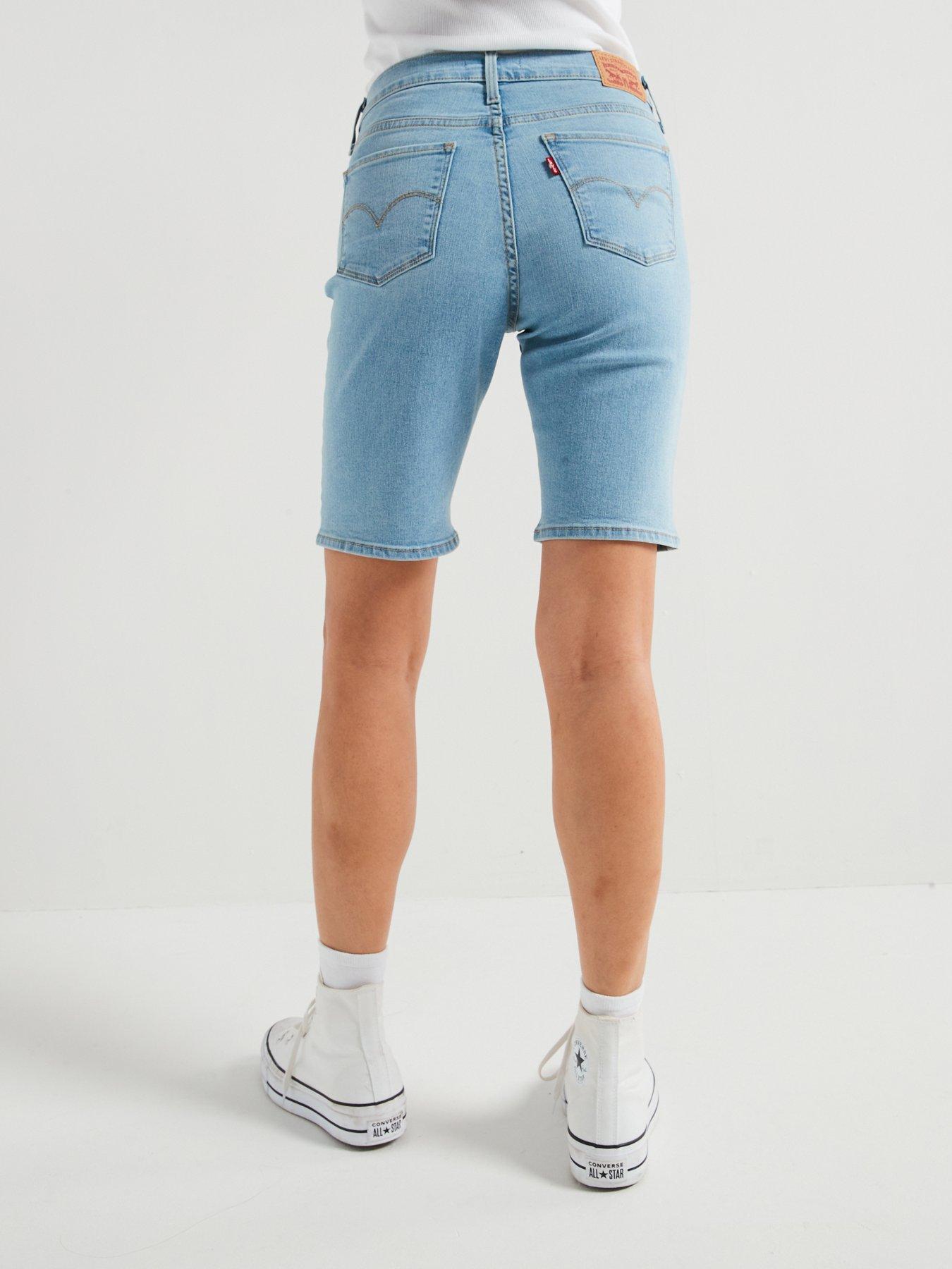 levis-shaping-bermuda-shorts-bluestillFront