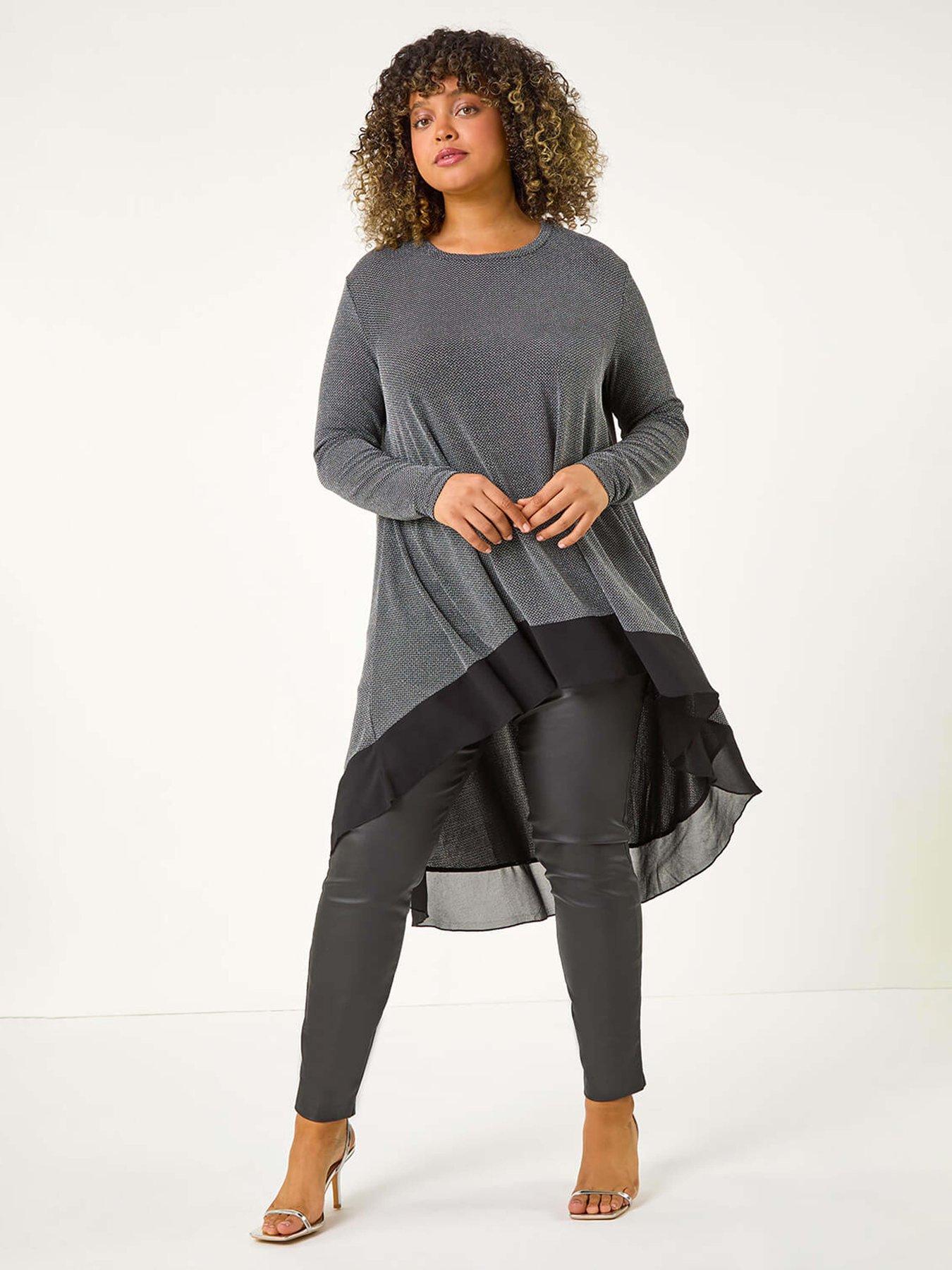 roman-curve-glitter-chiffon-hem-tunic-top-greyback