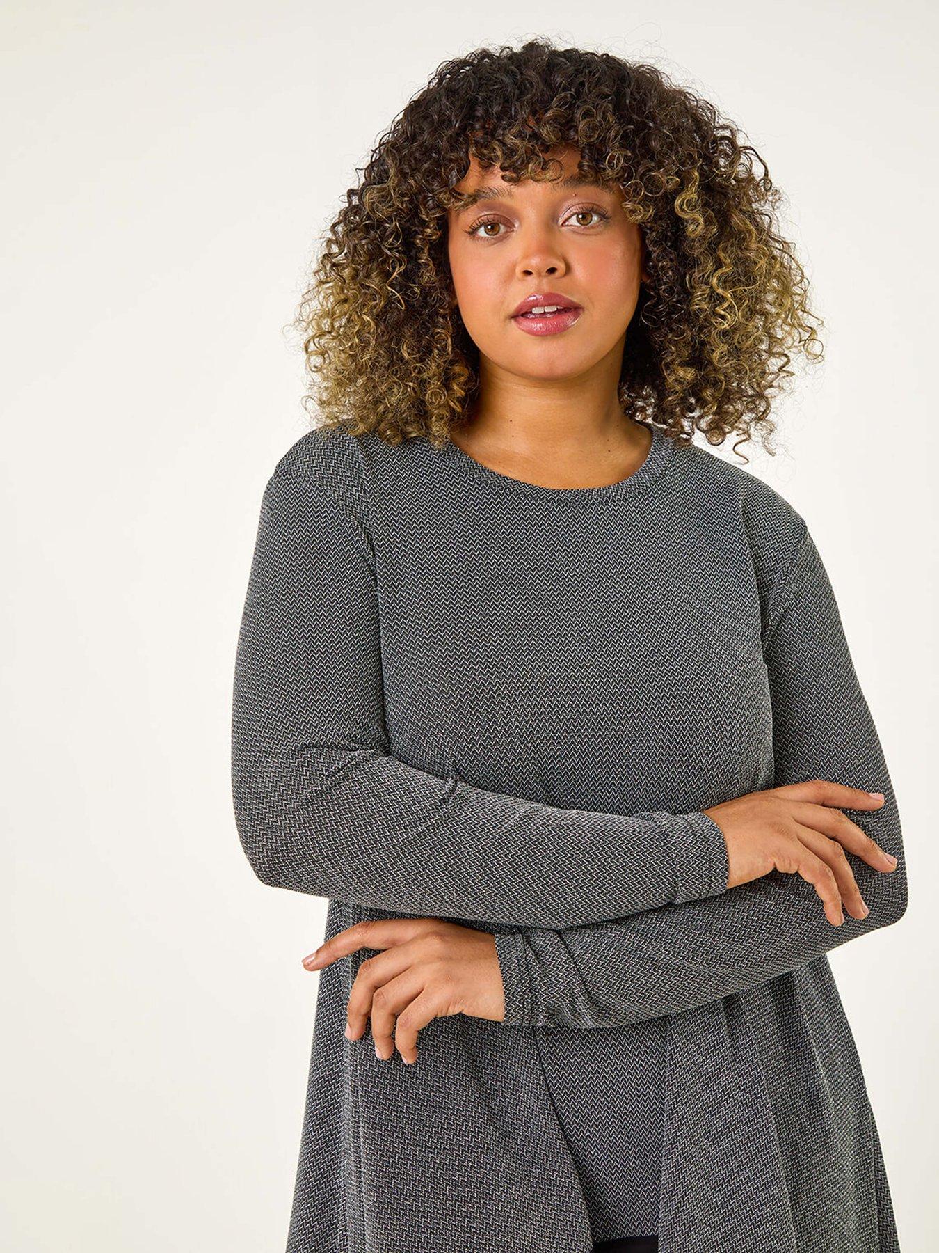 roman-curve-glitter-chiffon-hem-tunic-top-greyoutfit