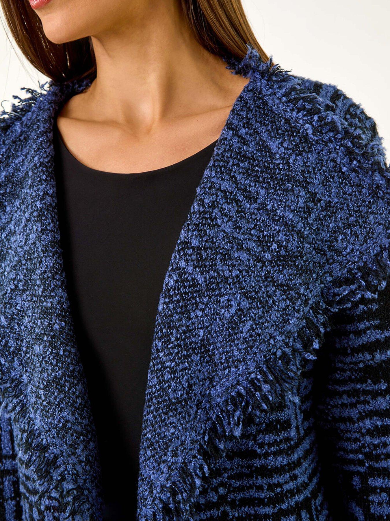 roman-textured-fringe-collar-detail-cardigan-bluedetail