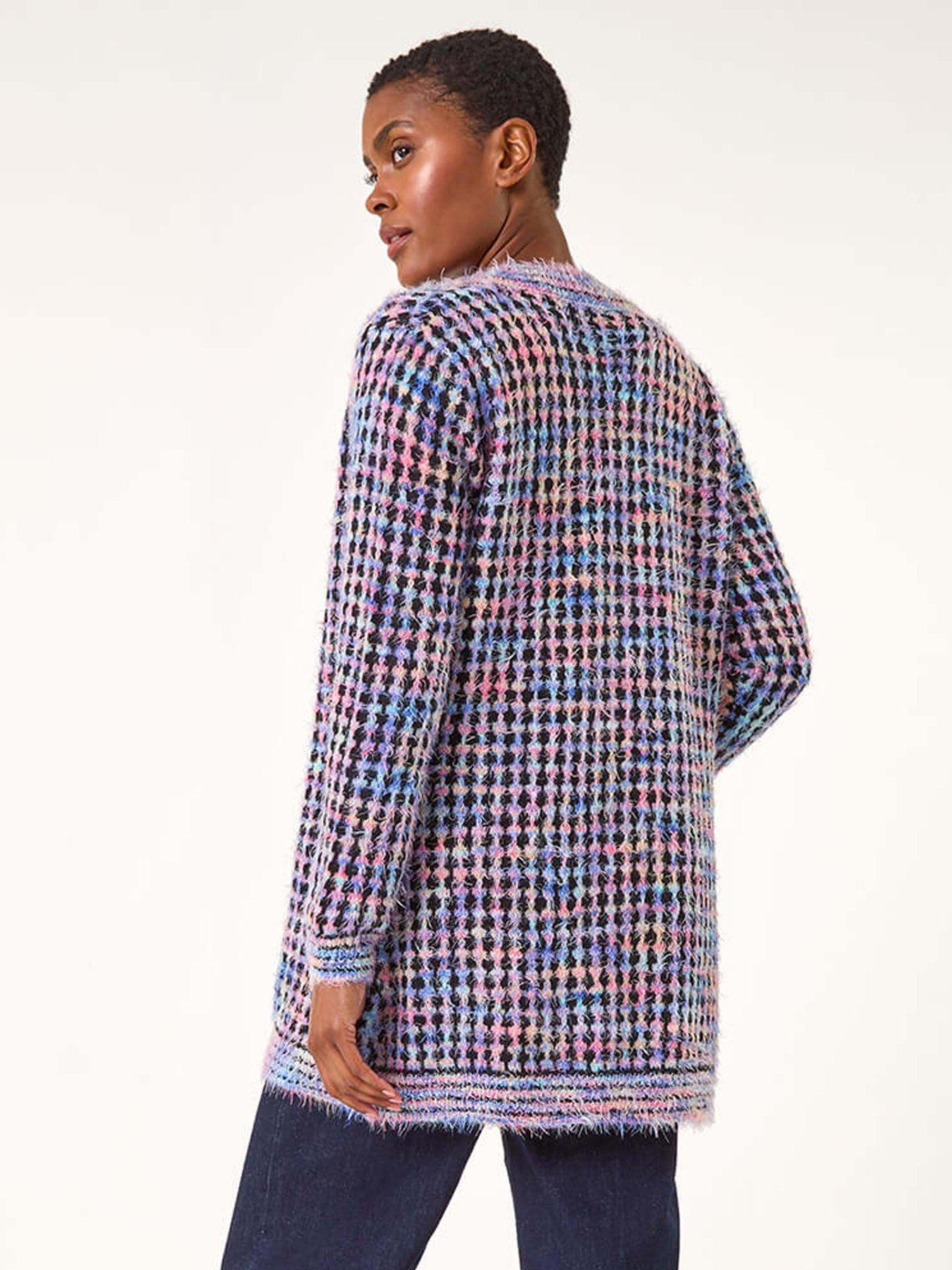 roman-multi-spacedye-fluffy-cardigan-purplestillFront
