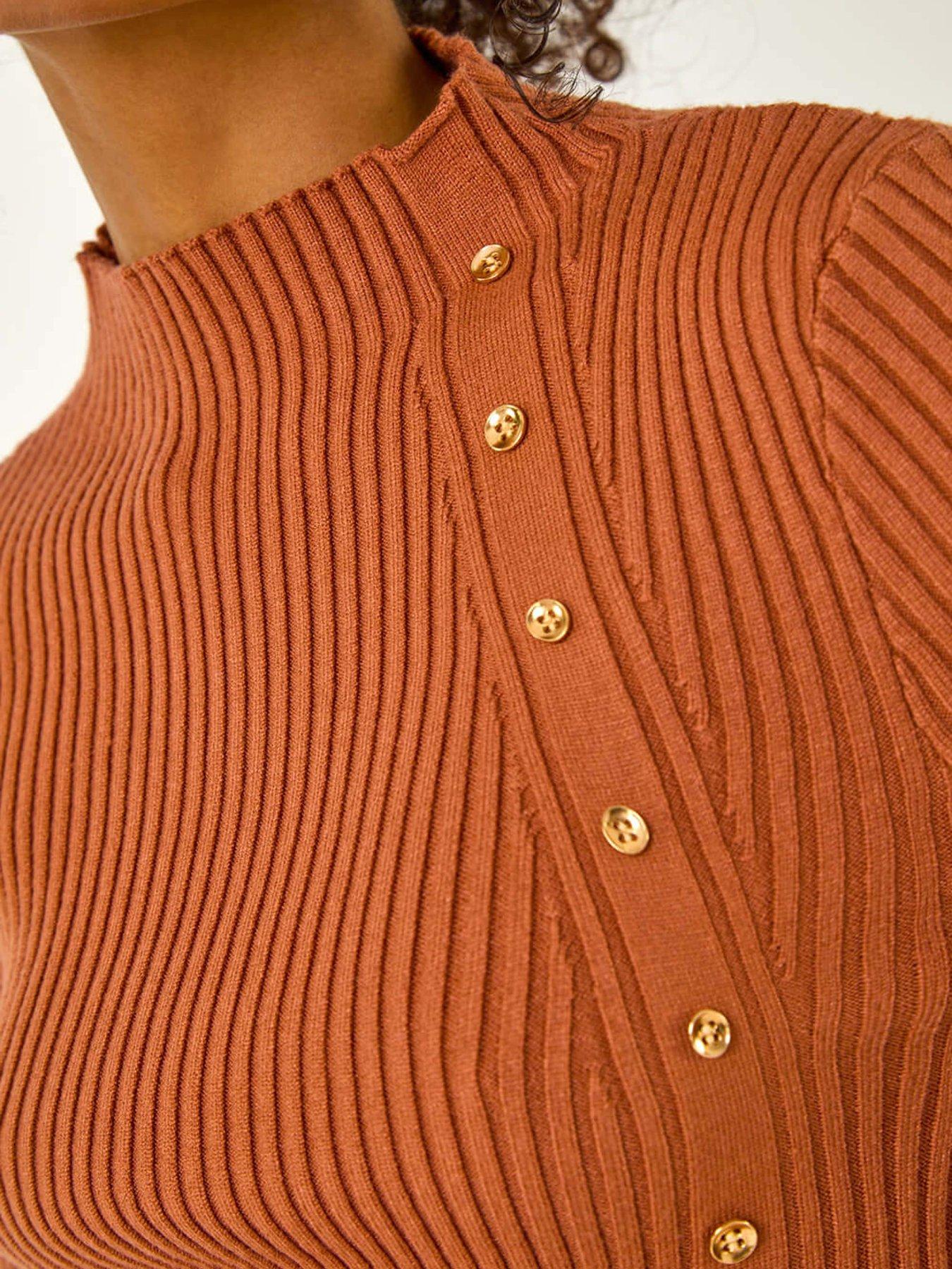 roman-high-neck-button-detail-rib-jumper-mochadetail