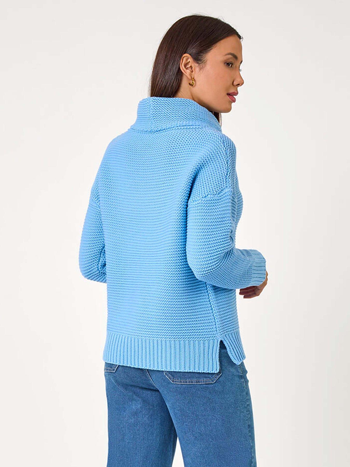 roman-textured-cowl-neck-jumper-bluestillFront