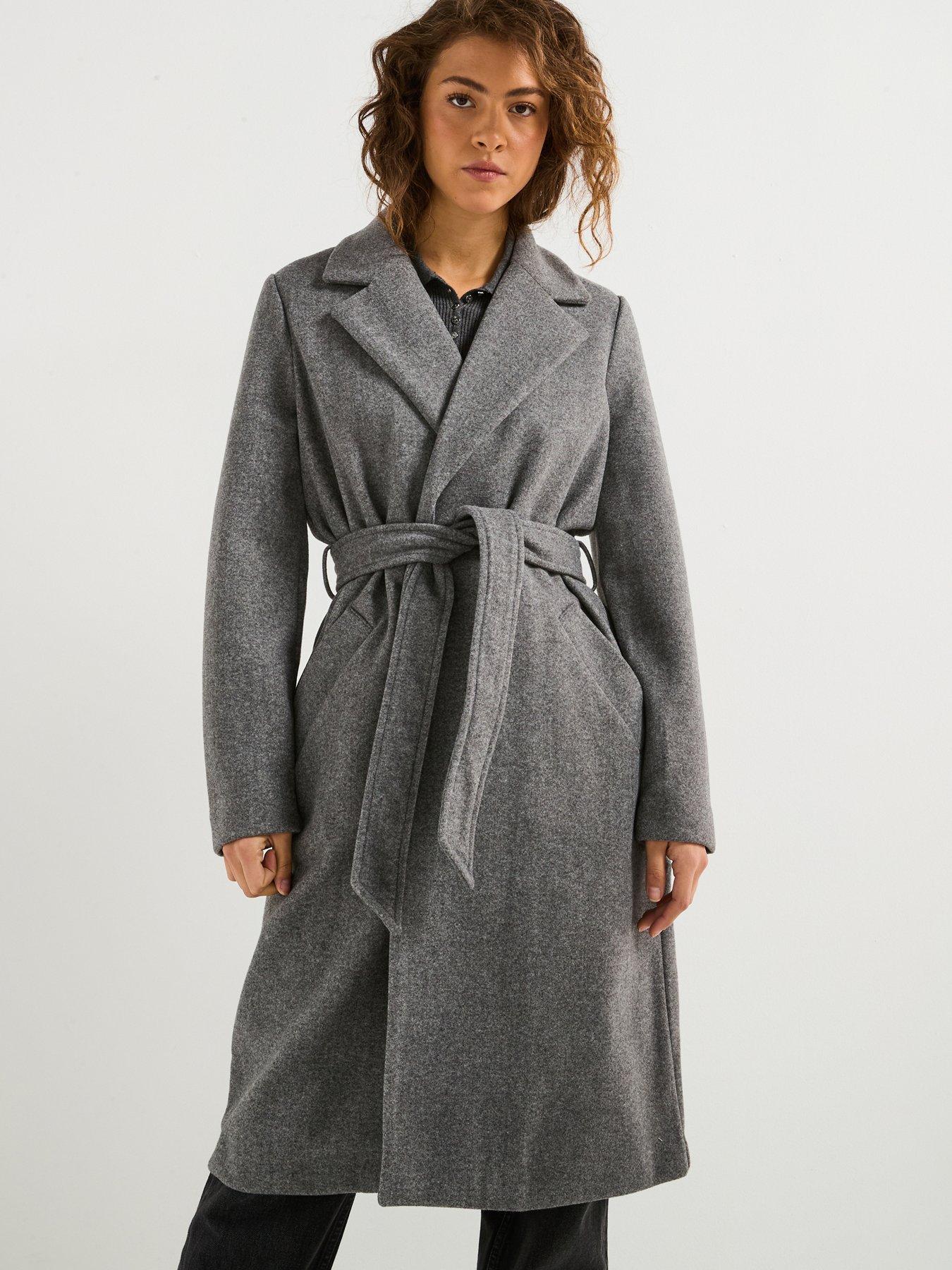 vero-moda-longline-coat-grey