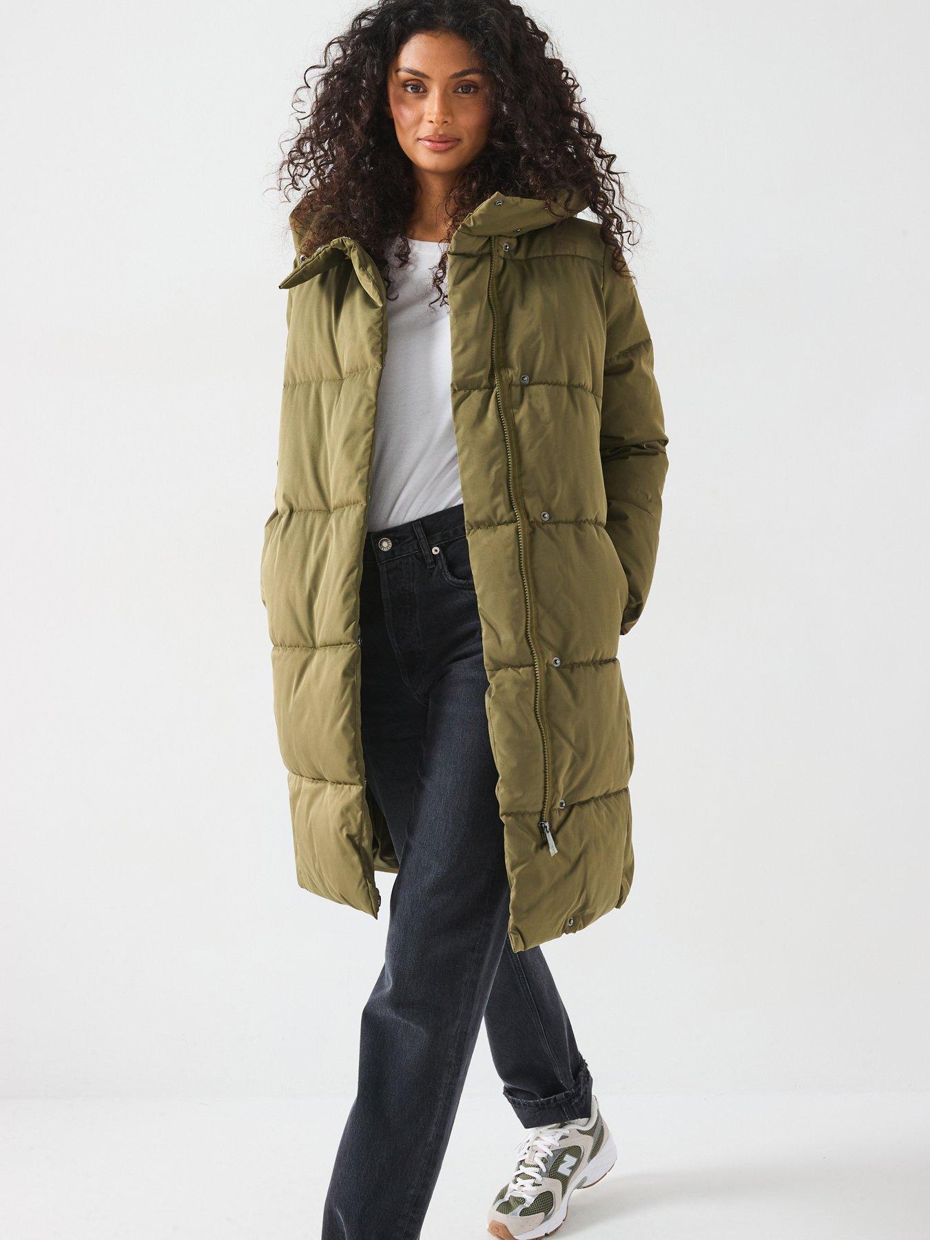 vero-moda-padded-longline-coat-green