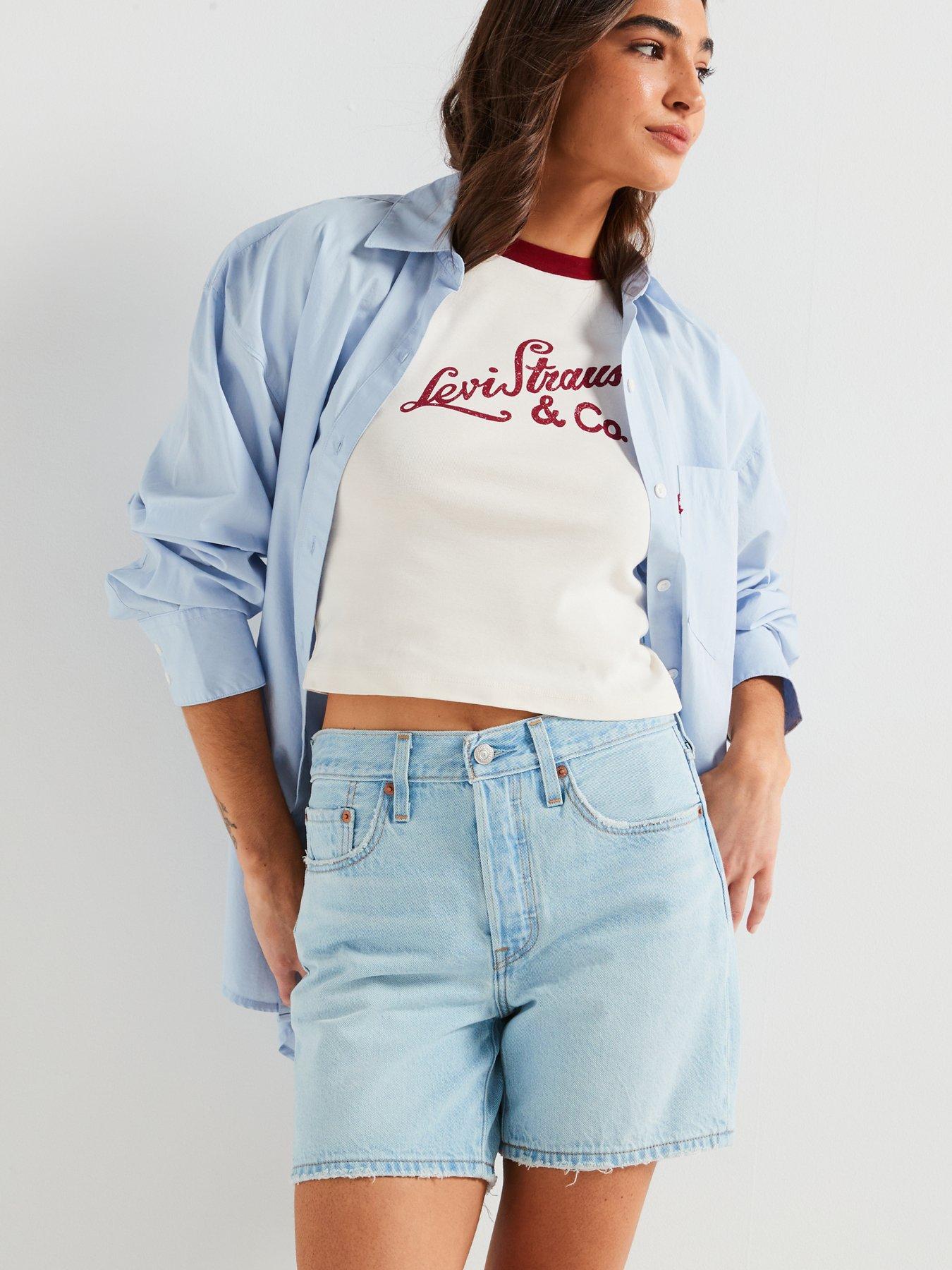Image 6 of 6 of Levi's 501&reg; Original Mid-thigh Shorts - Make Memorable Short Ltw - Blue