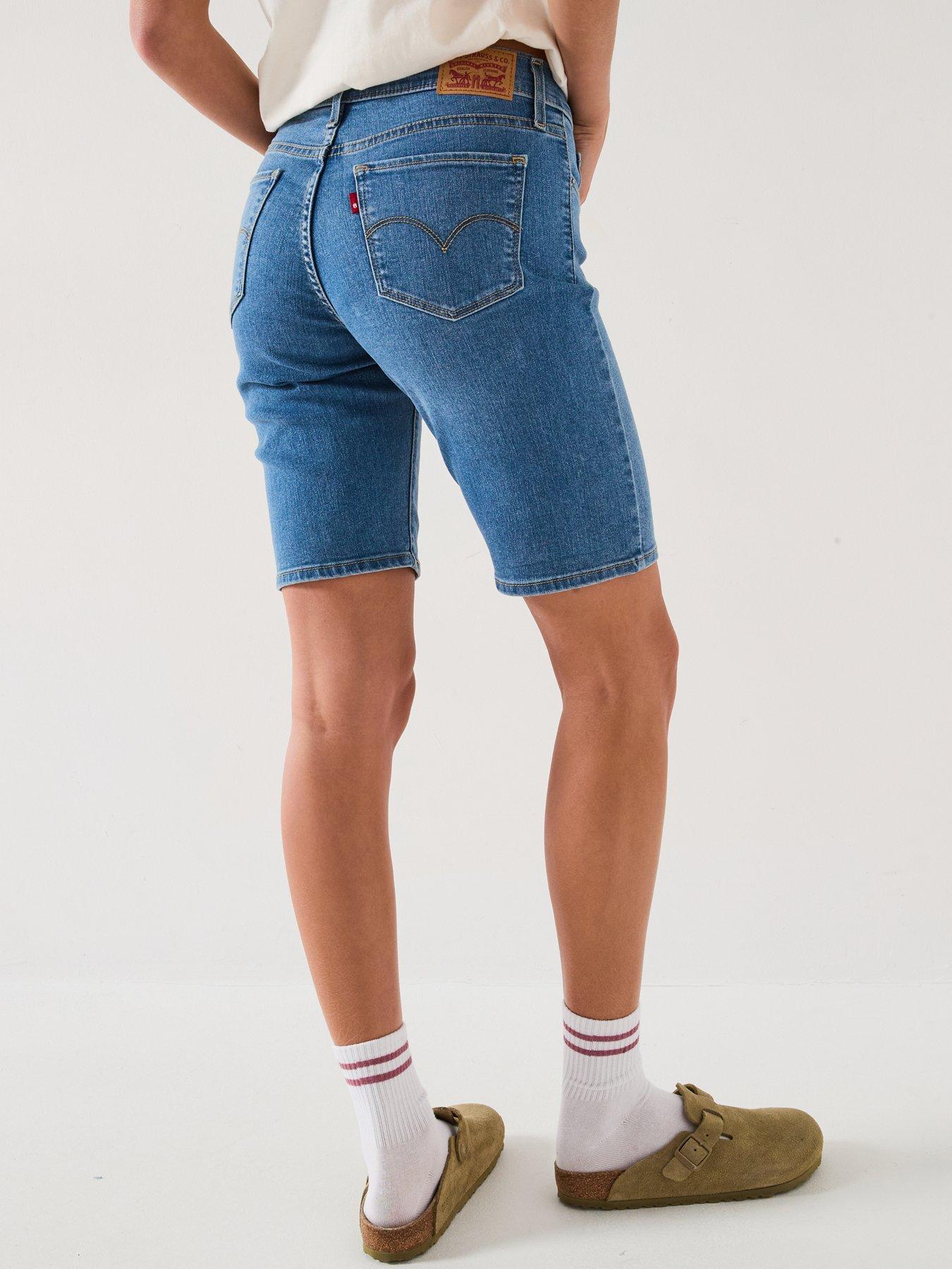Image 6 of 6 of Levi's Shaping Bermuda Shorts - Camp Denim Short