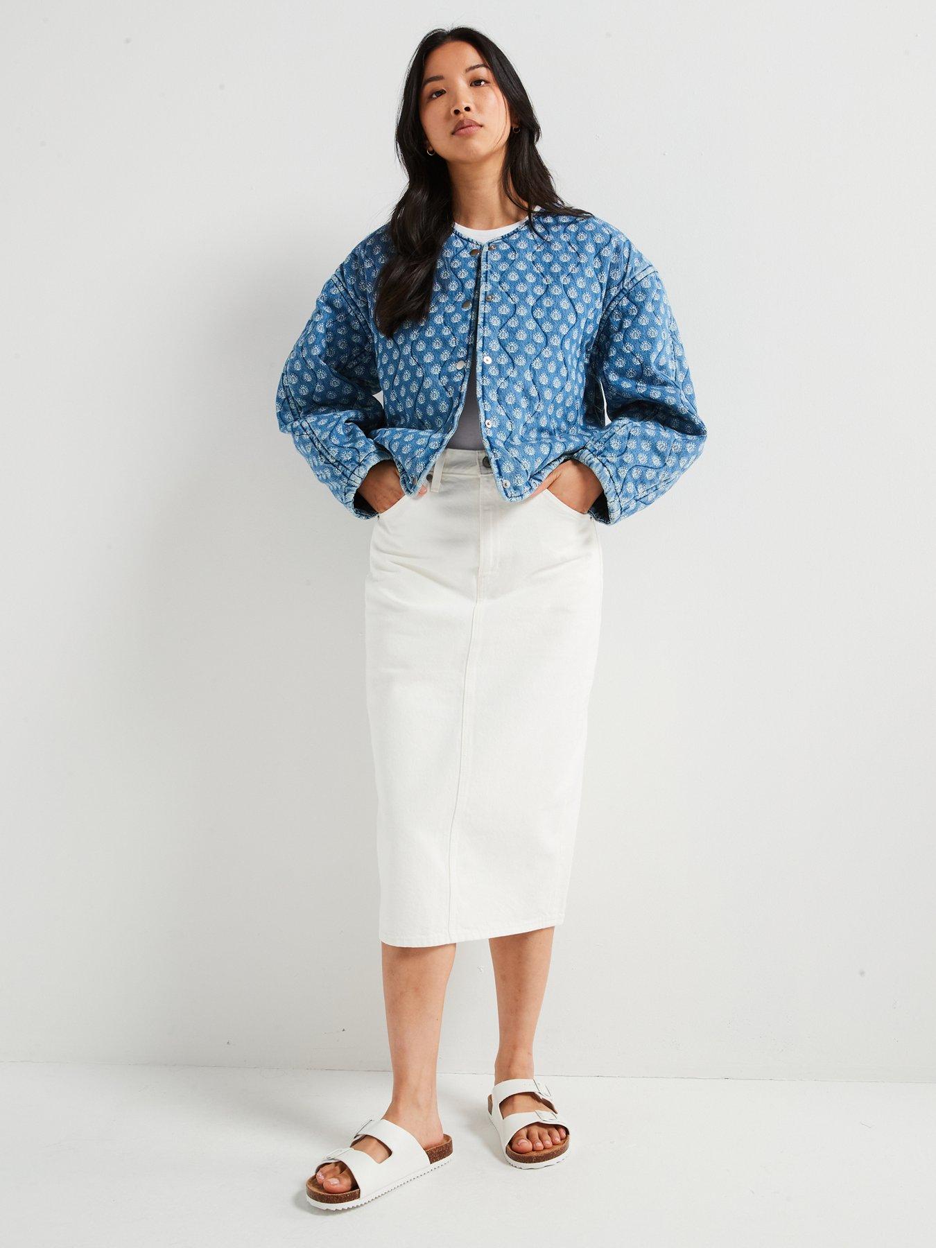 Levi's Rumer Quilted Liner Denim Jacket Faye Geo Denim Very