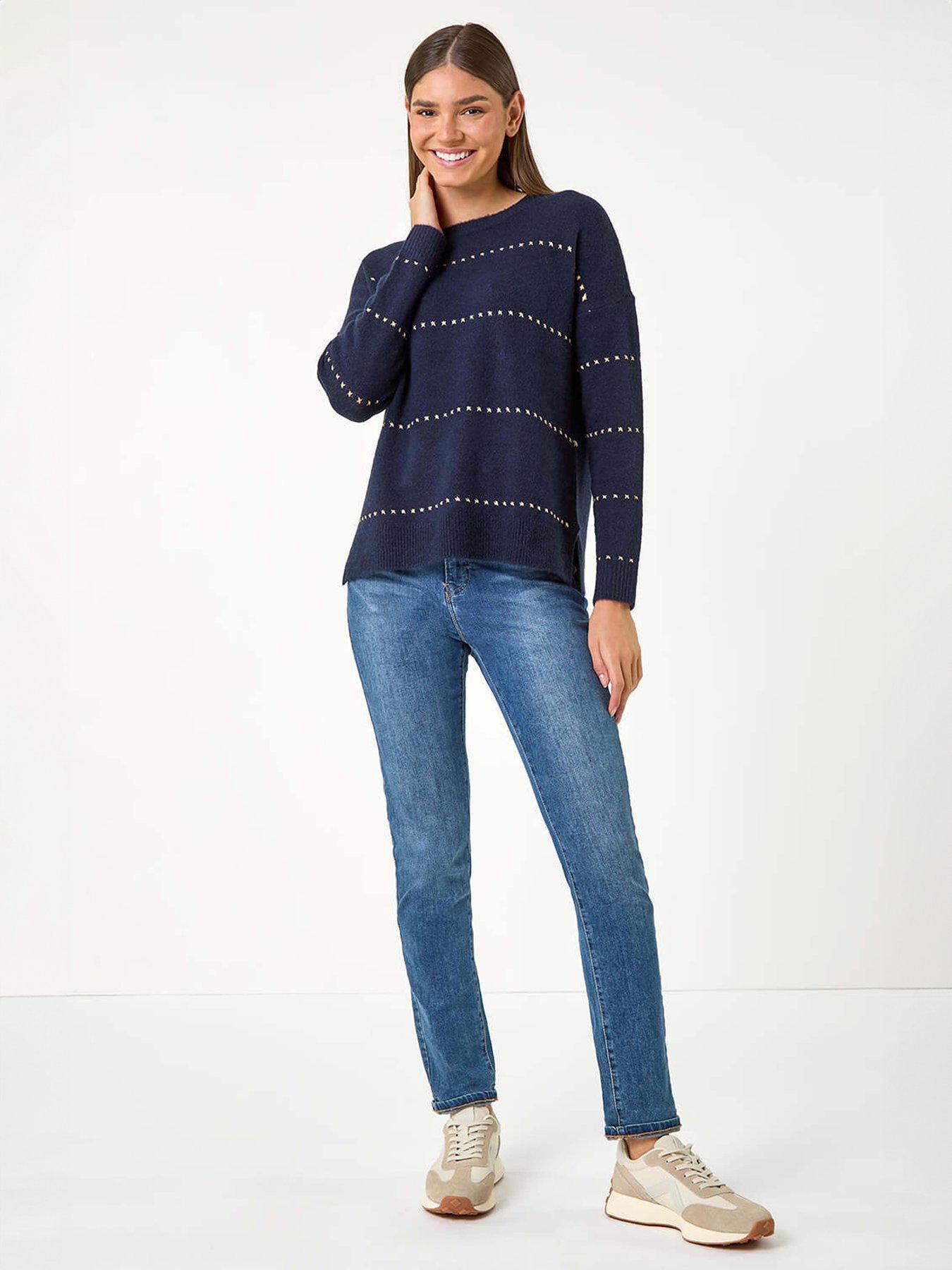 roman-shimmer-detail-knit-jumper-blueback