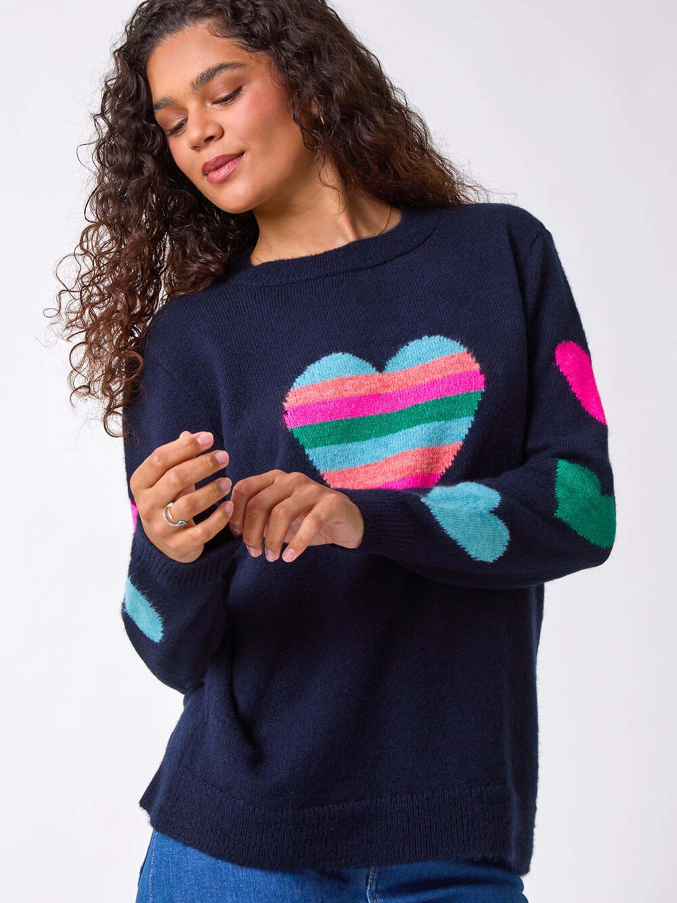 roman-multi-heart-detail-longline-jumper-bluefront