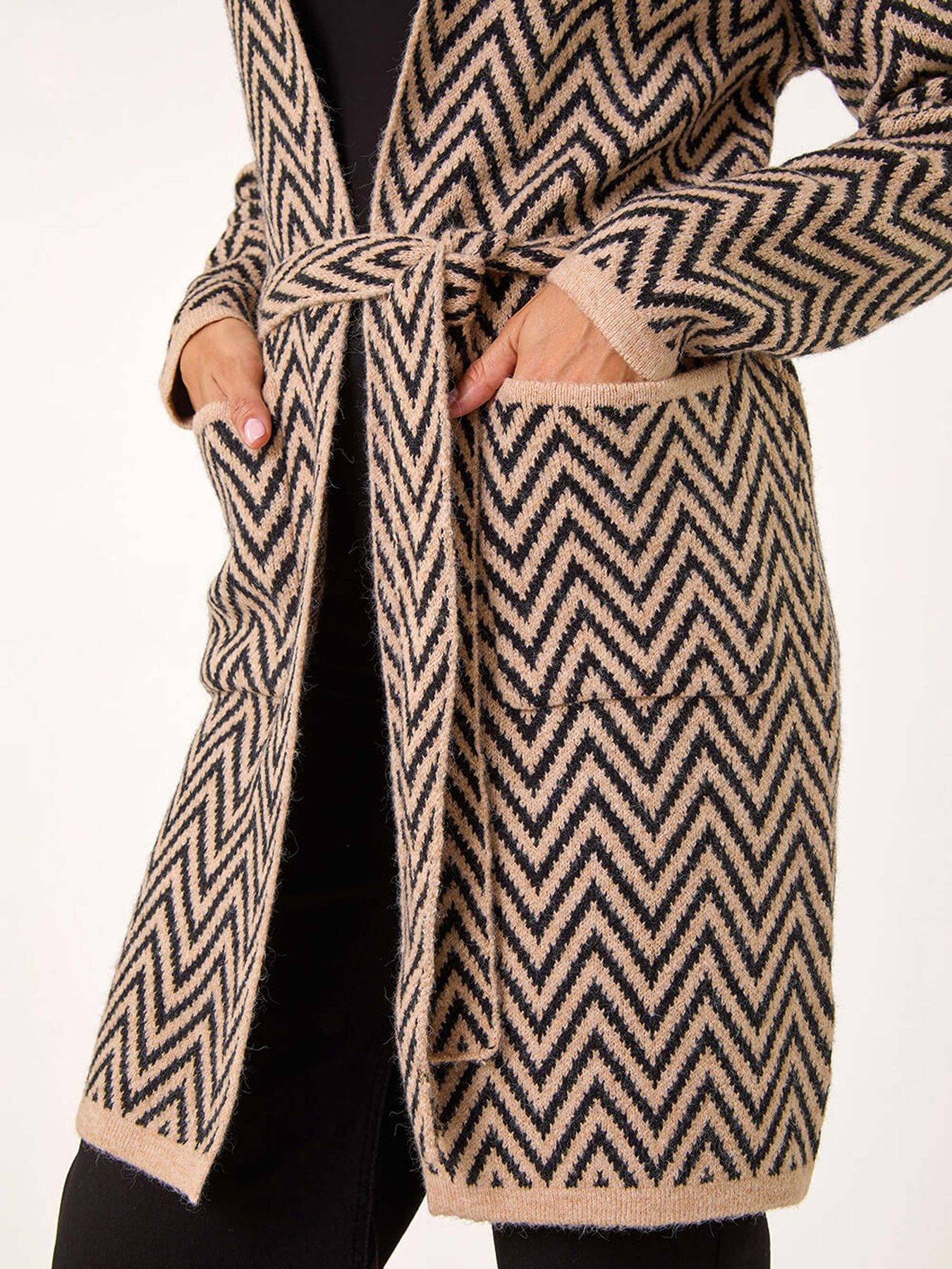 roman-chevron-knit-cardigan-beigedetail