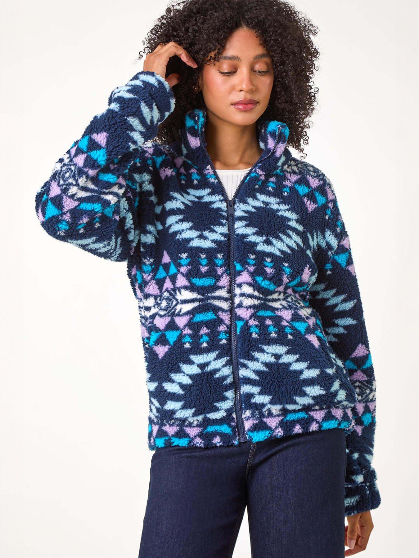 roman-nordic-print-funnel-fleece-jacket-blackoutfit