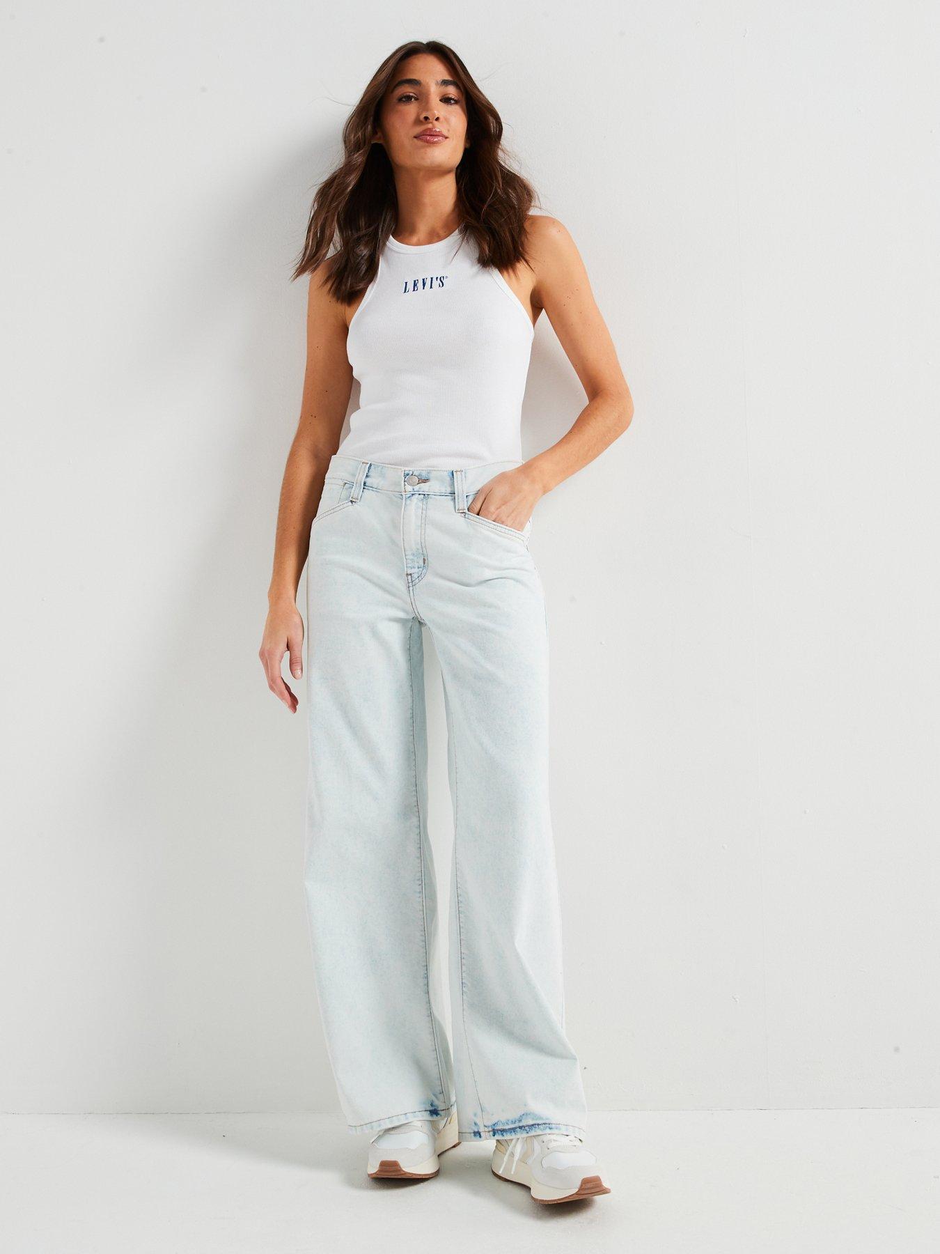 Image 5 of 6 of Levi's Graphic Gemini Tank - Tank Serif 1873 Bright White