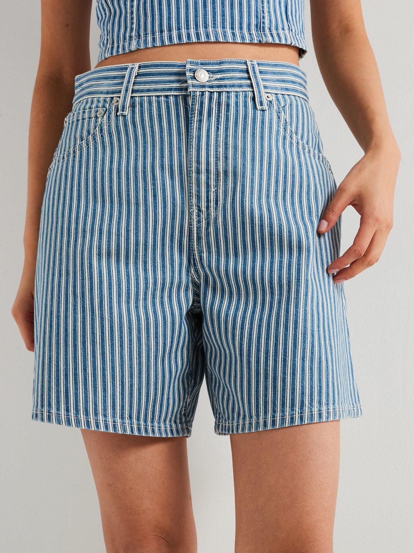 levis-high-rise-baggy-shorts-mischa-stripe-short-bluefront