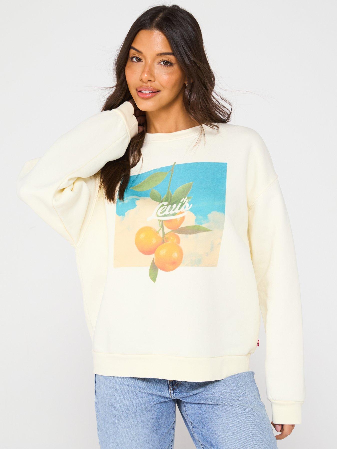 Image of Levi's Graphic Salinas Crew - Stay Fresh Photo Pri - Beige