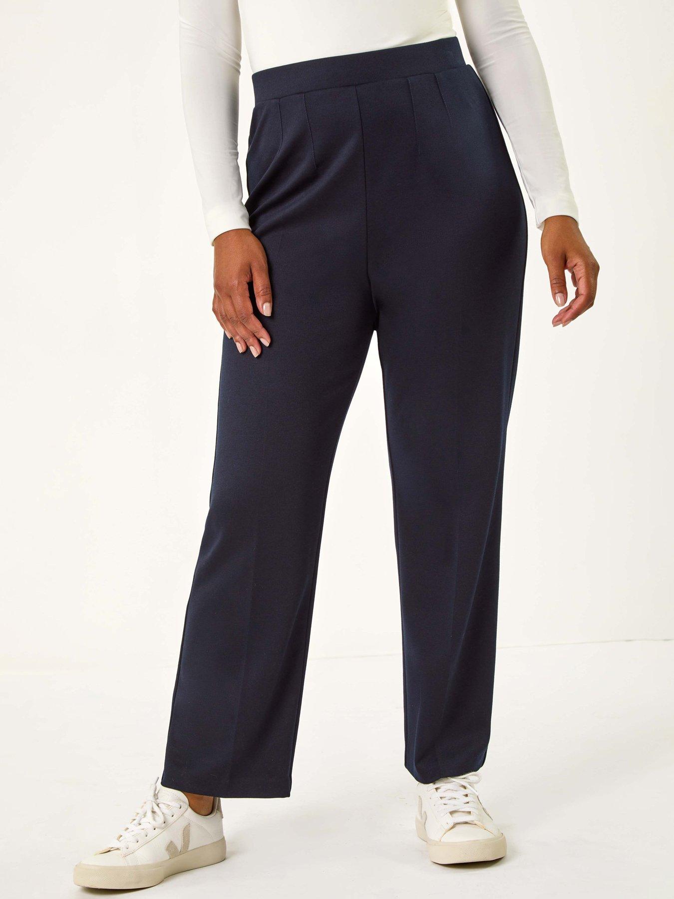 roman-petite-straight-leg-ponte-stretch-trouser-navyfront