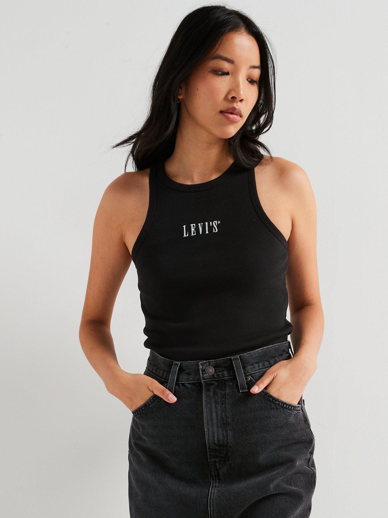 Image of Levi's Gemini Tank - Tank Serif 1873 Caviar - Black
