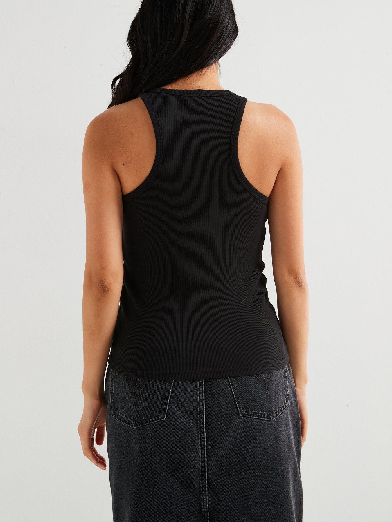 Image 2 of 6 of Levi's Graphic Gemini Tank - Tank Serif 1873 Caviar&nbsp;- Black