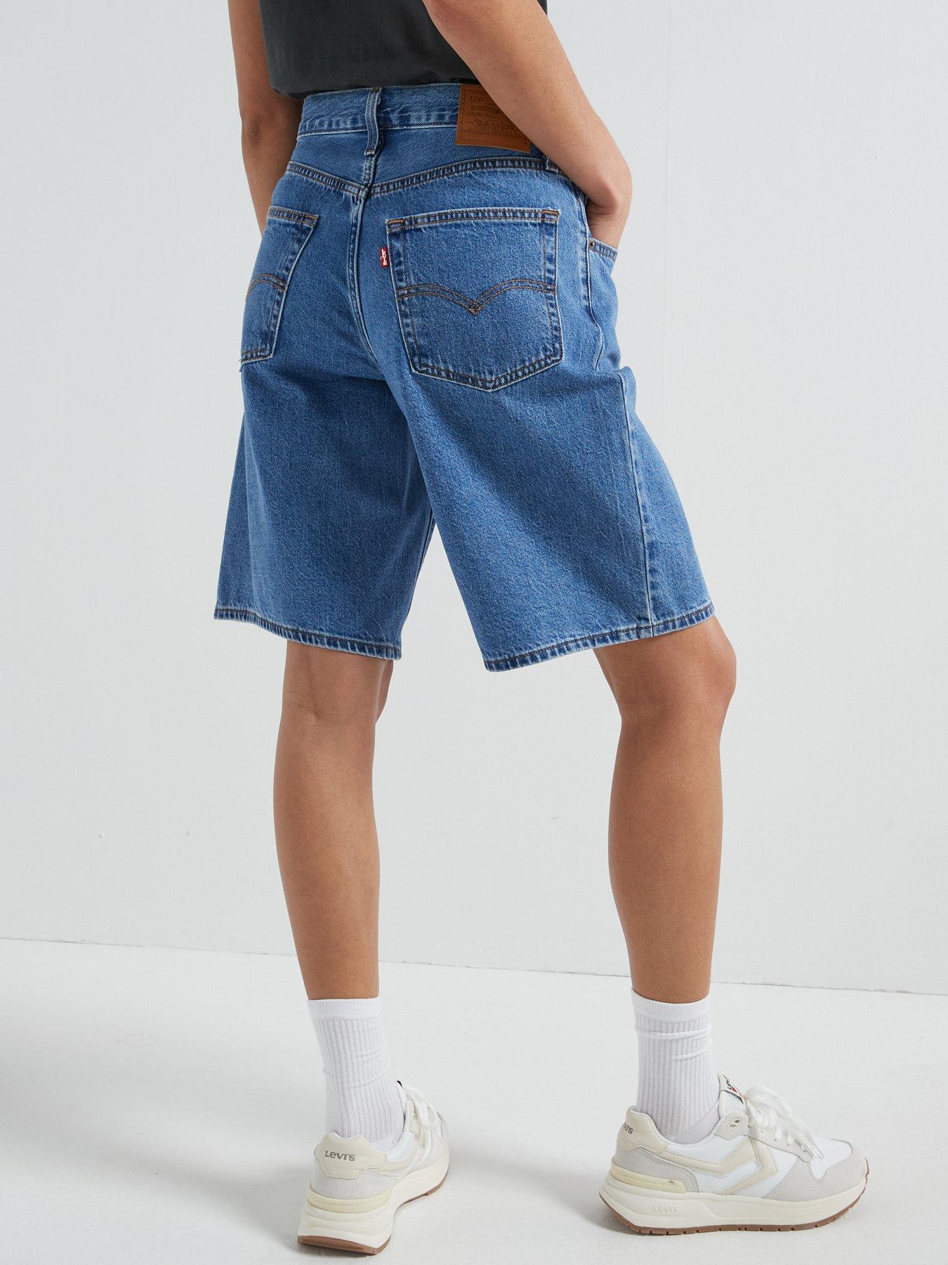 levis-baggy-dad-jorts-foolish-love-bluestillFront