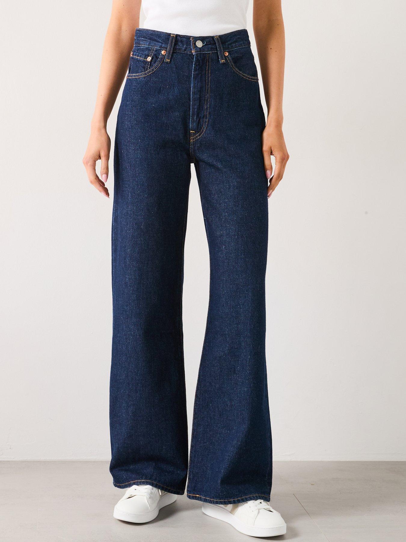 Image of Levi's Ribcage Wide Leg Jeans - Shaded View