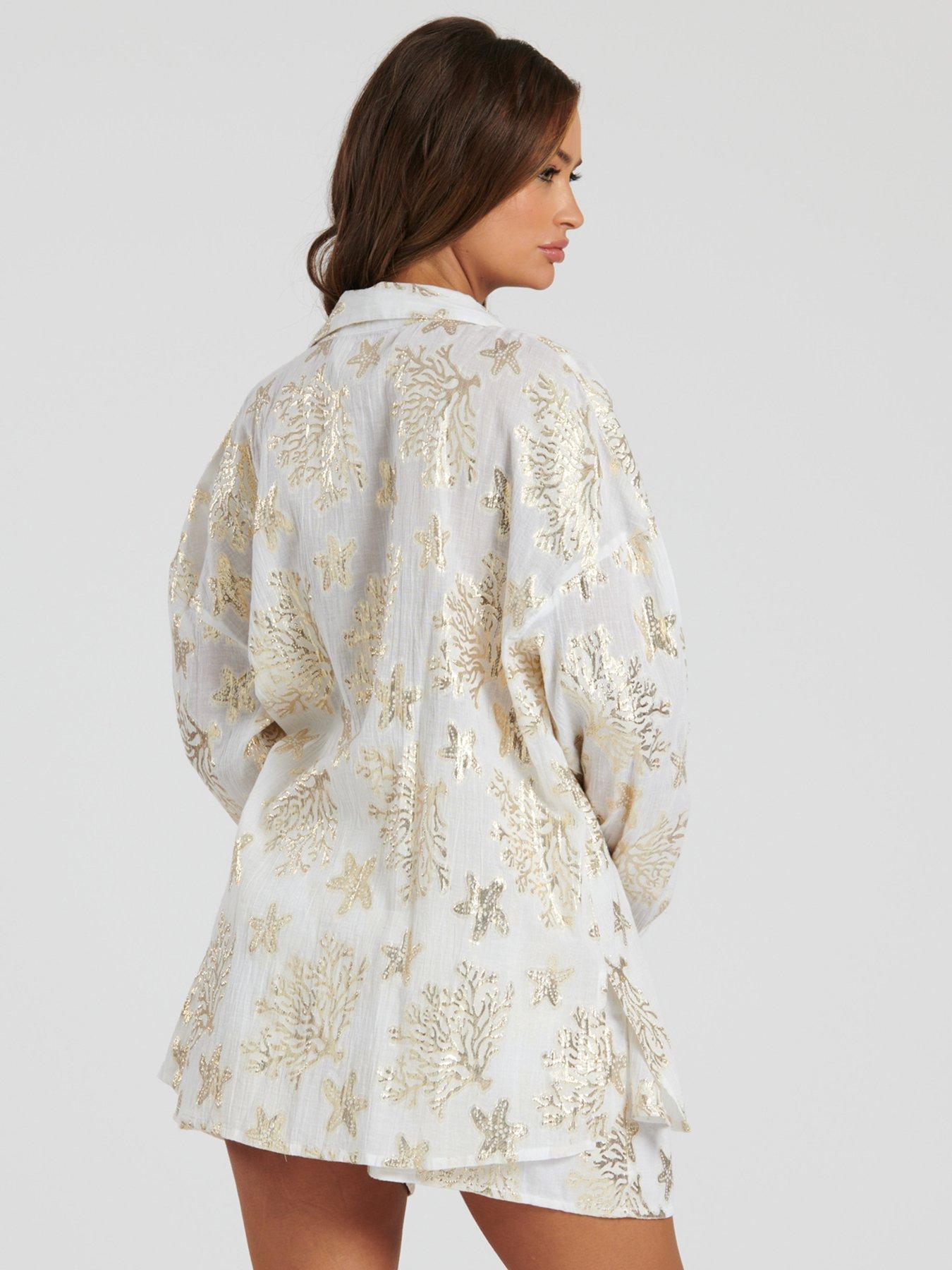 south-beach-starfish-metallic-jacquard-shirtoutfit