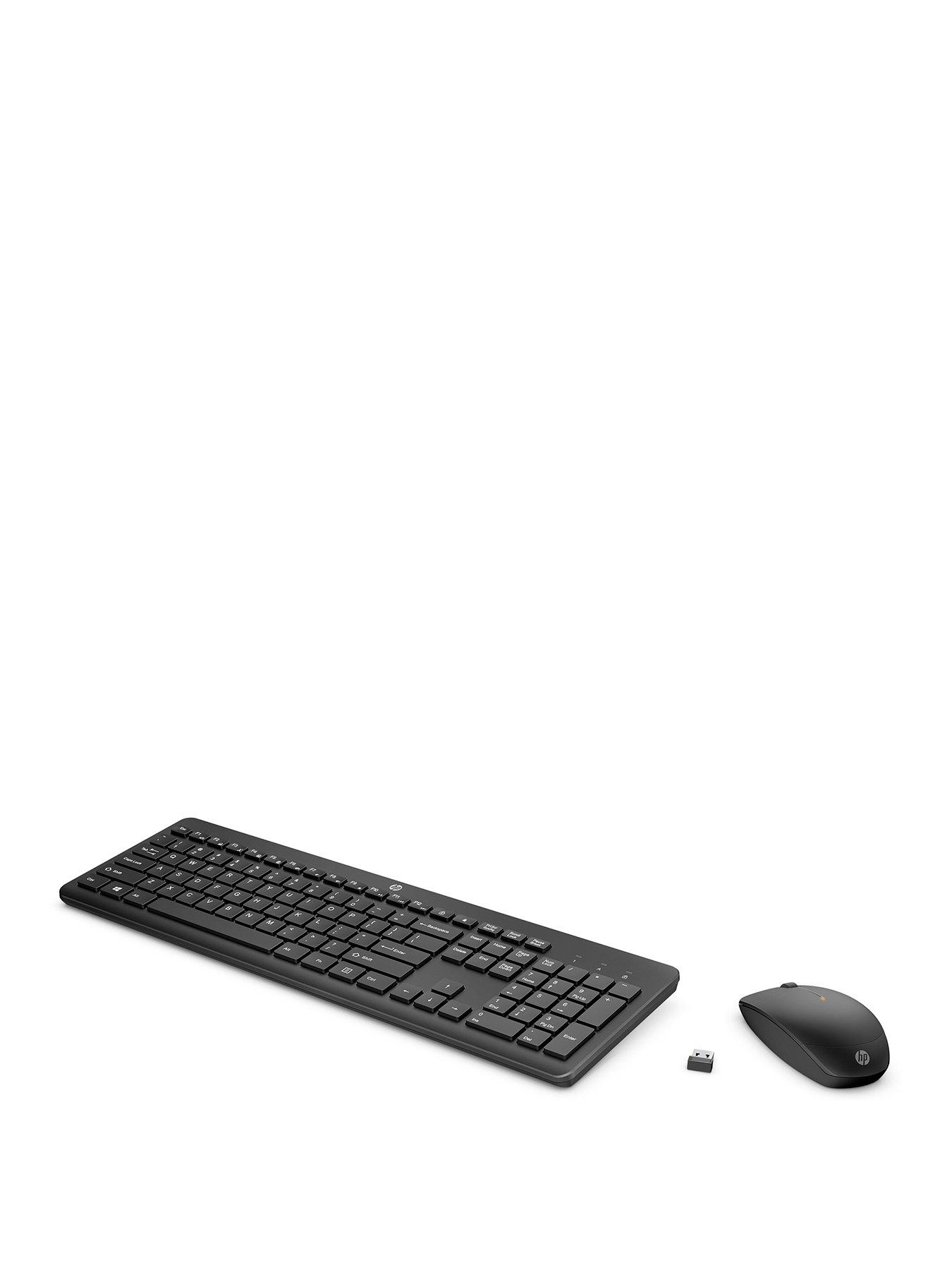 Image 2 of 8 of HP 230 Wireless Keyboard &amp; Mouse Combo - &nbsp;Sleek, Quiet design - Up to 16 Months Battery &nbsp;- Black