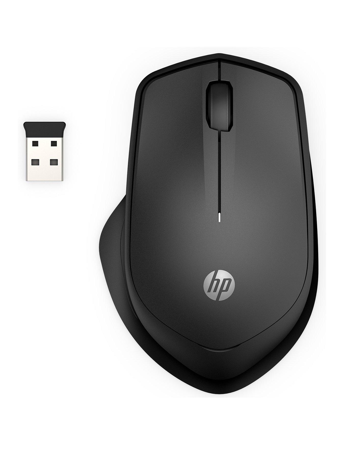 undefined 280 Silent PC Wireless Mouse - Comfortable  &  Ergonomic Design - 90% Noise Reduction - Up to 18 Months Battery  -  Black