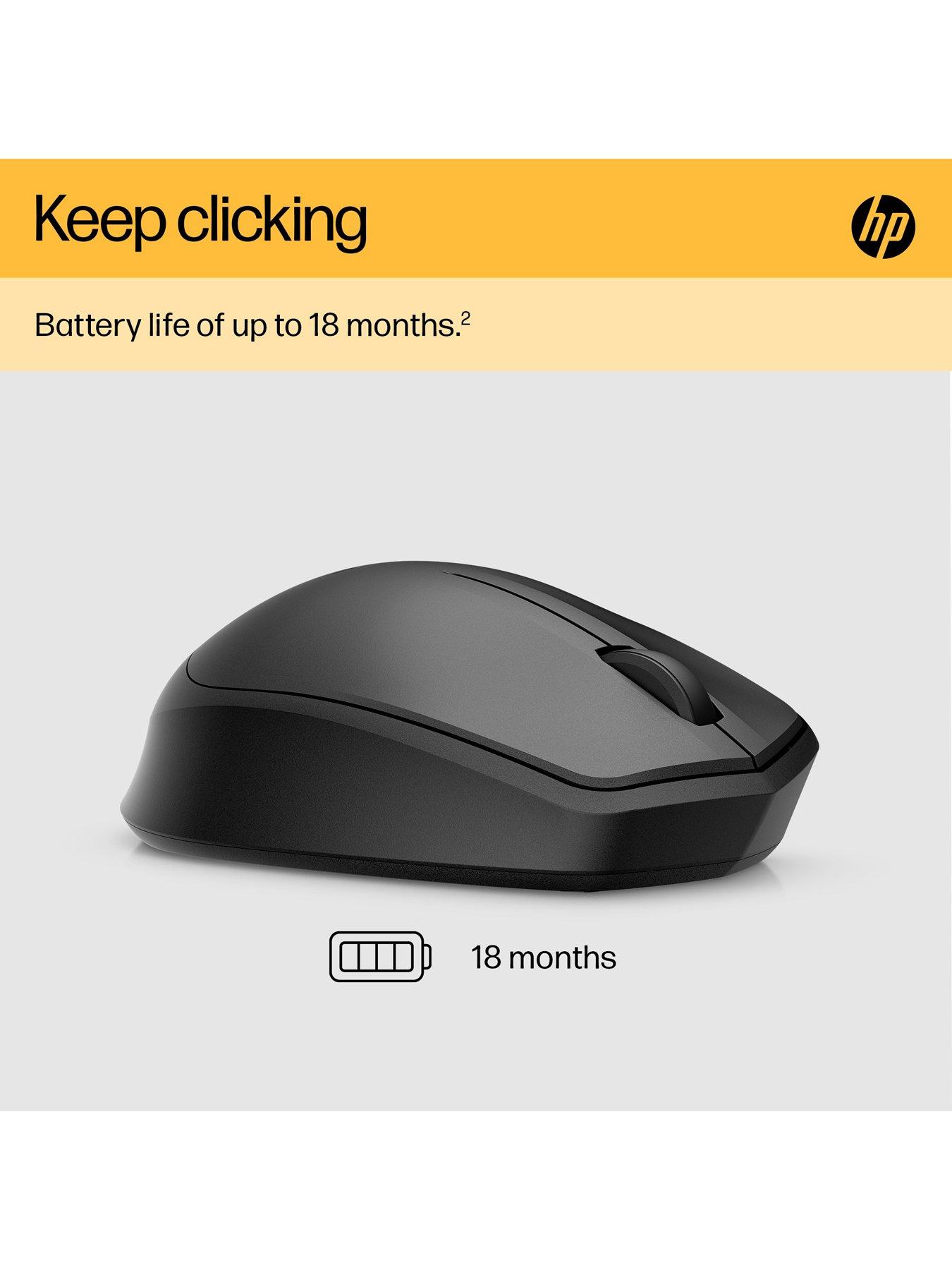 hp-280-silent-pc-wireless-mouse-comfortable-amp-ergonomic-design-90-noise-reduction-up-to-18-months-battery-nbsp--nbspblackdetail