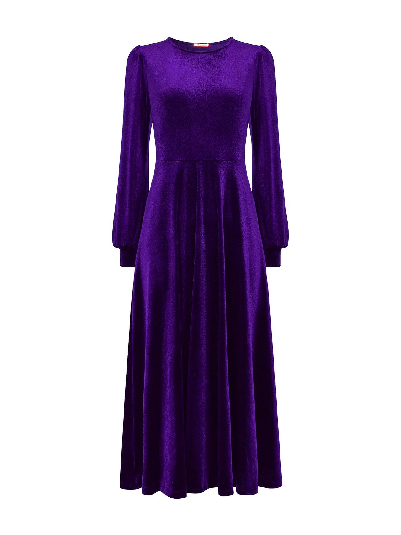 joe-browns-etta-velour-dress-purpledetail