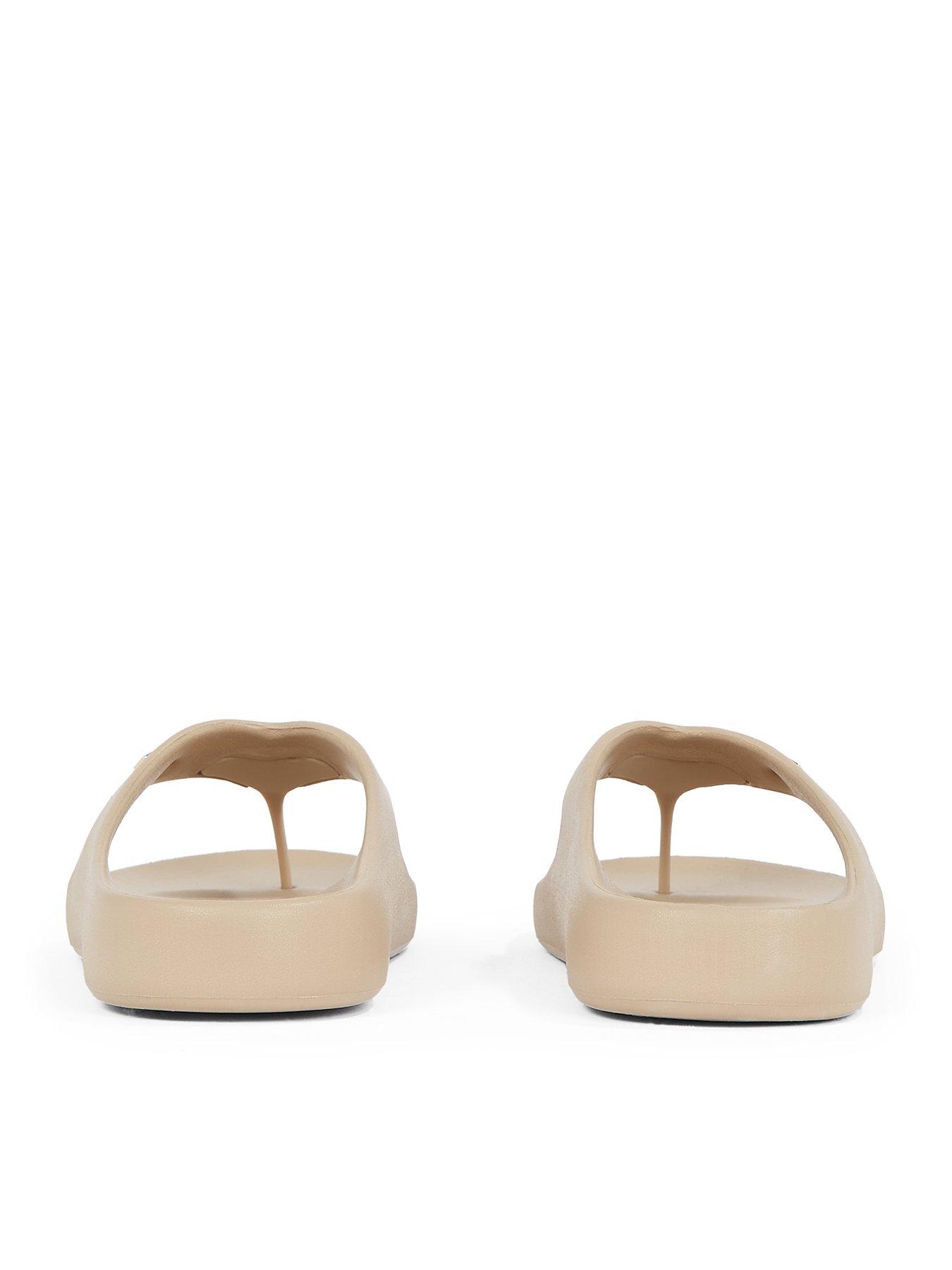 Image 3 of 5 of Tommy Hilfiger Thong Beach Sandals - Beige