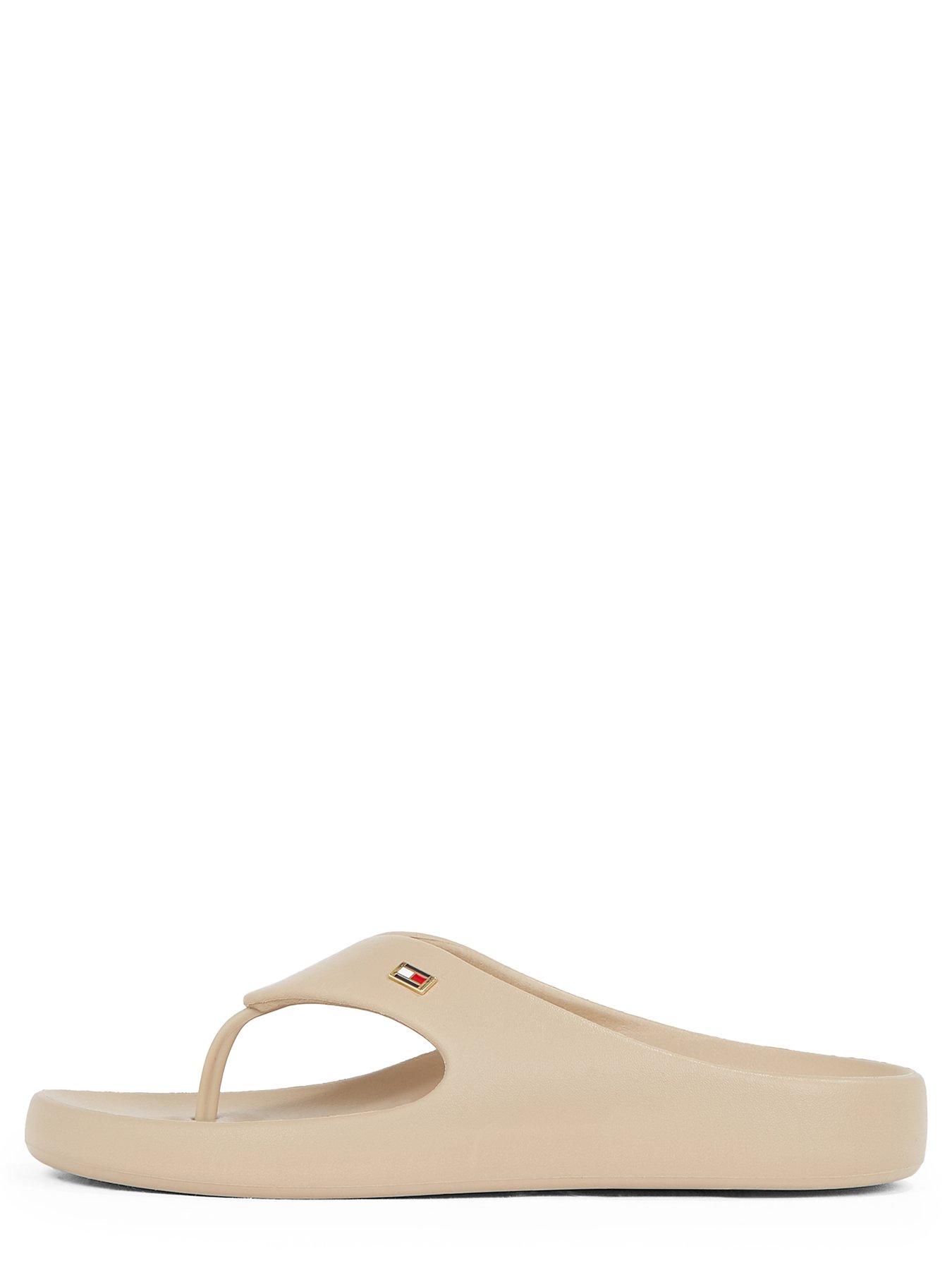Image 5 of 5 of Tommy Hilfiger Thong Beach Sandals - Beige