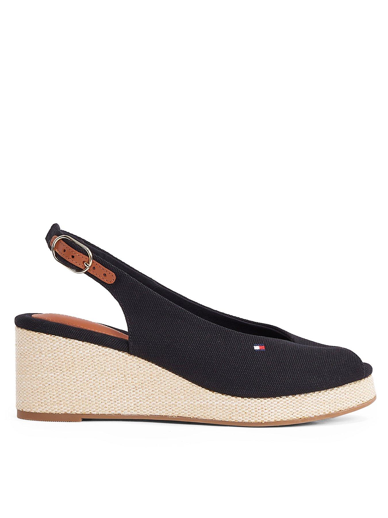 tommy-hilfiger-slingback-espadrille-wedge-blackfront