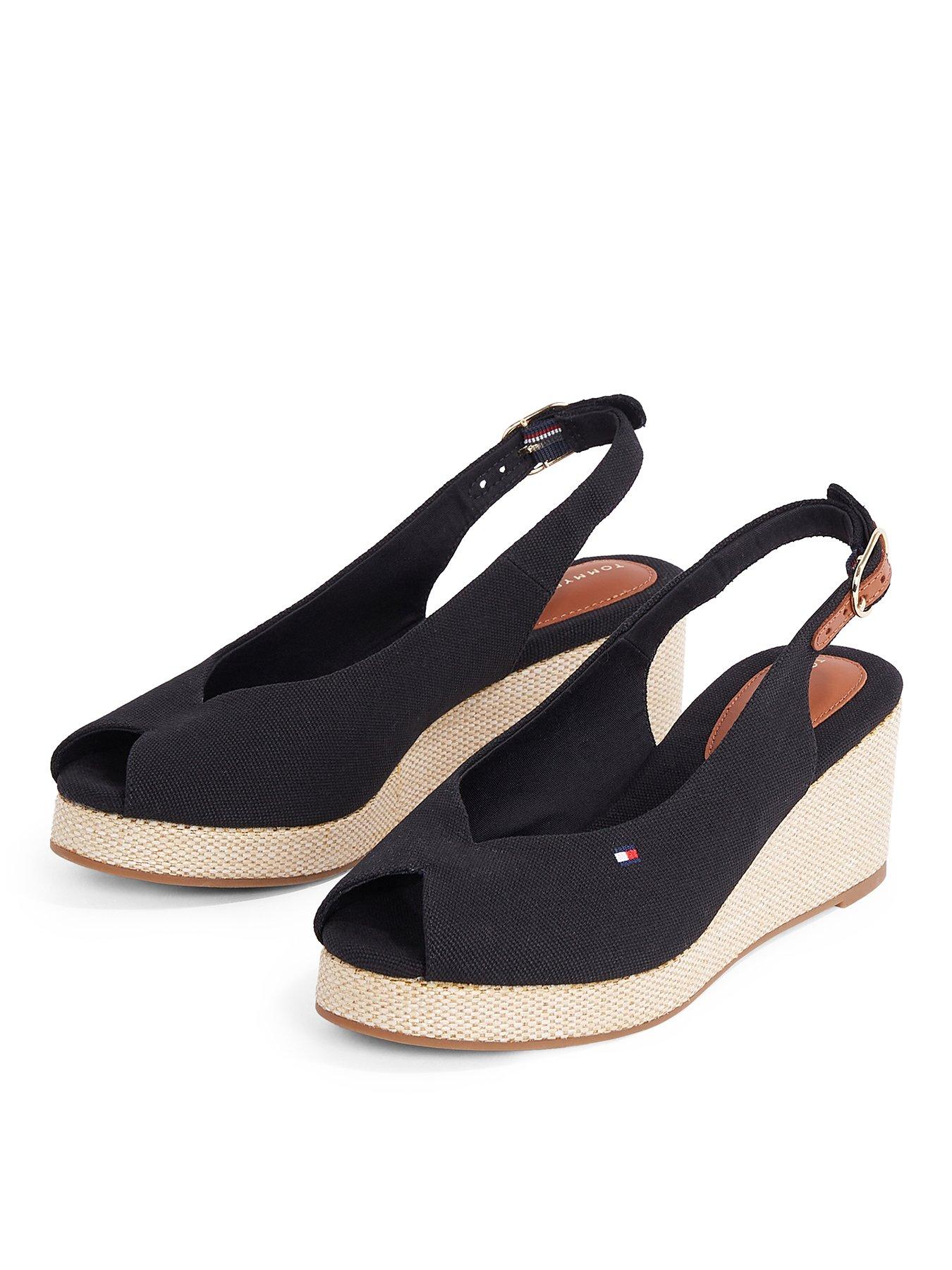 tommy-hilfiger-slingback-espadrille-wedge-blackstillFront