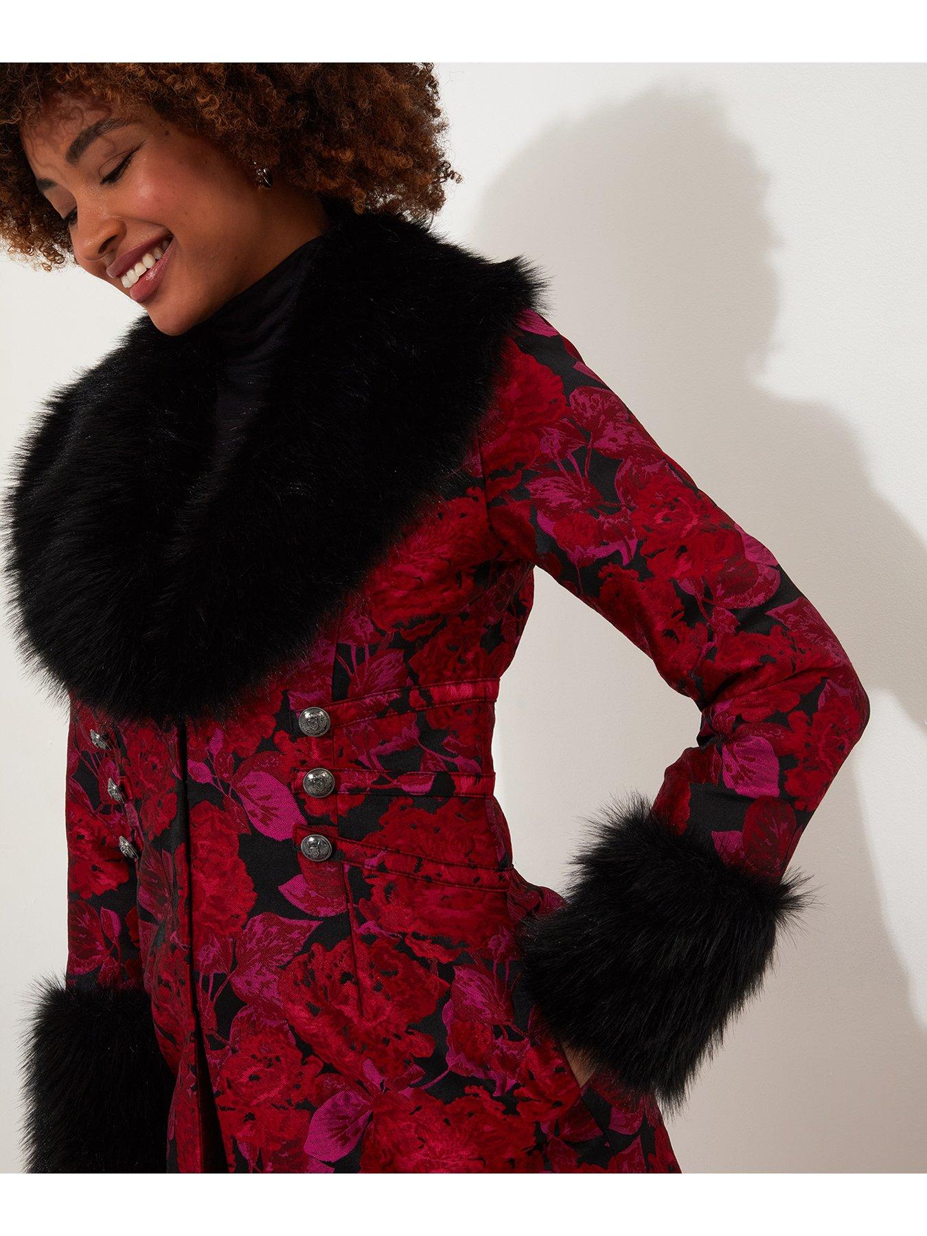 joe-browns-printed-longline-coat-redback